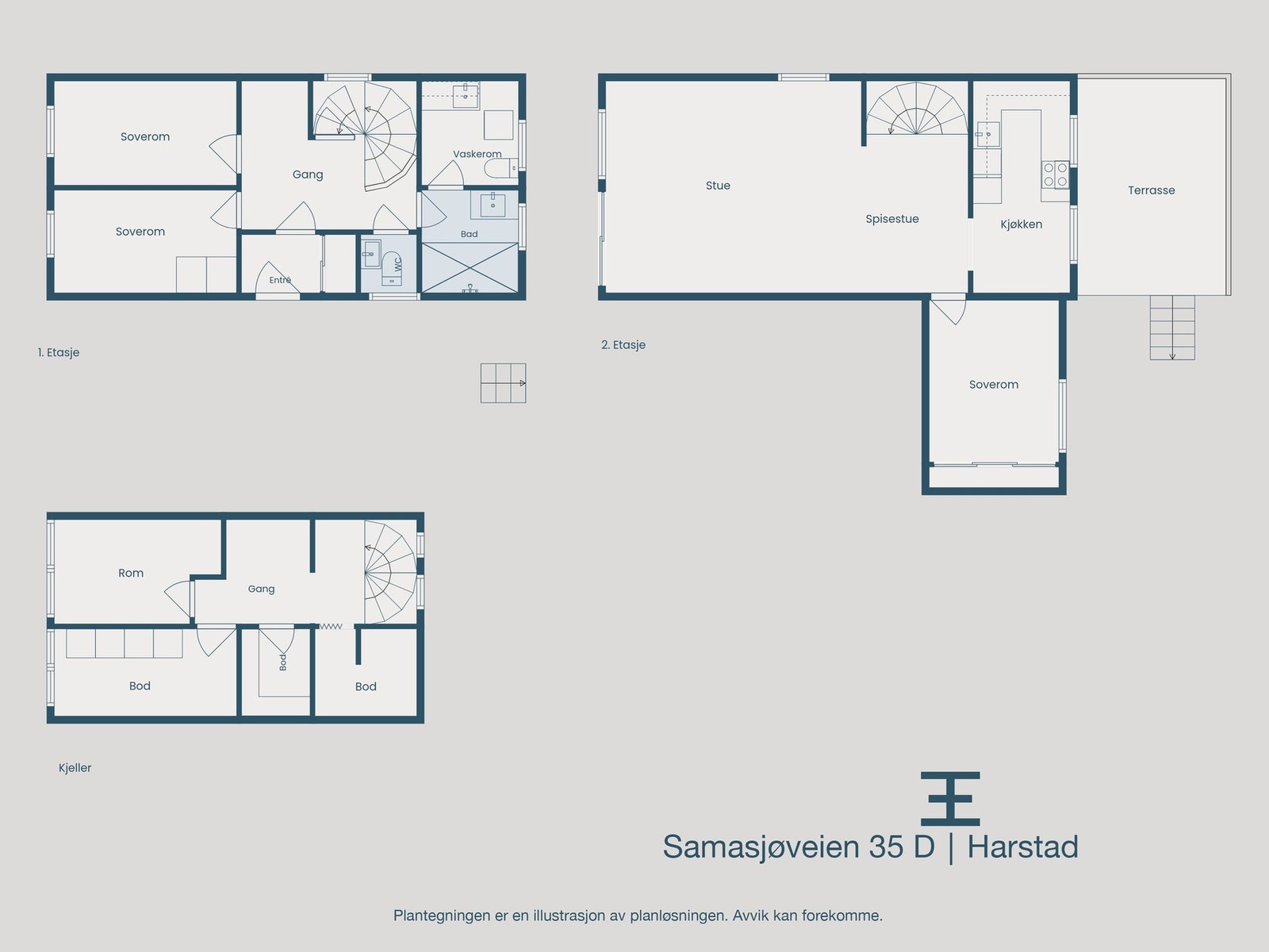 Plantegninger samlet Galleribilde