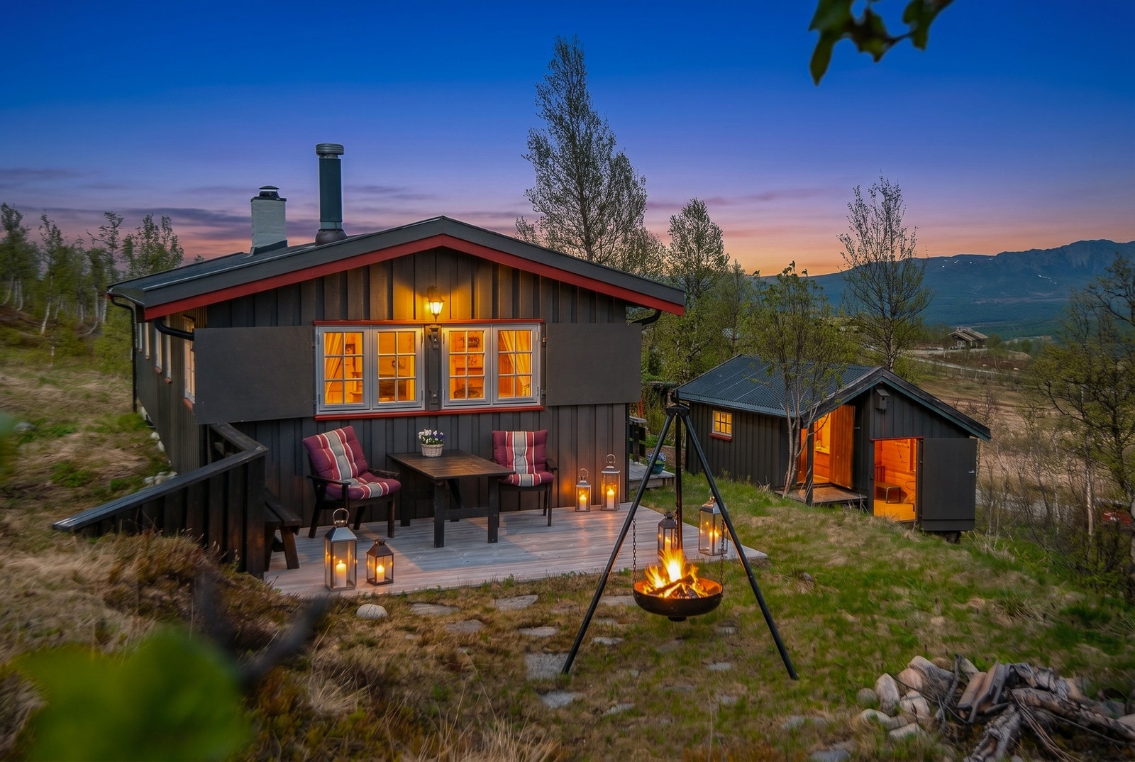 Velkommen til Ørnkjellvegen 80! Foto: Bente Eidsmo Galleribilde