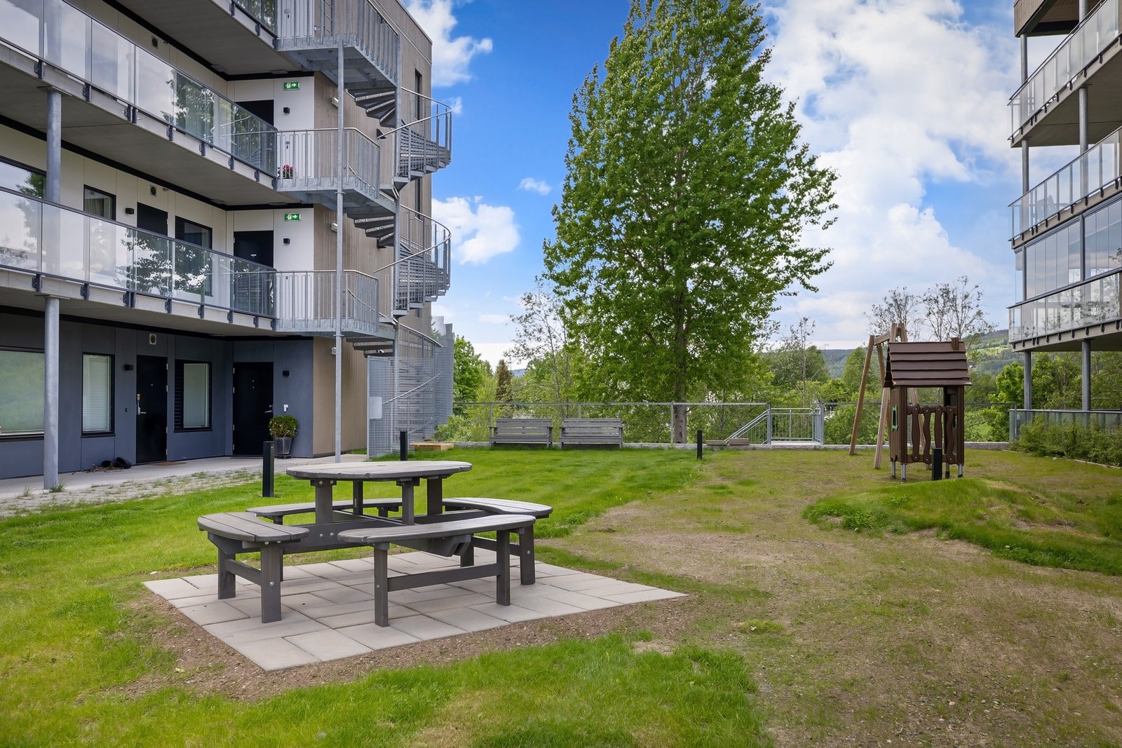Fine grønt områder. Galleribilde