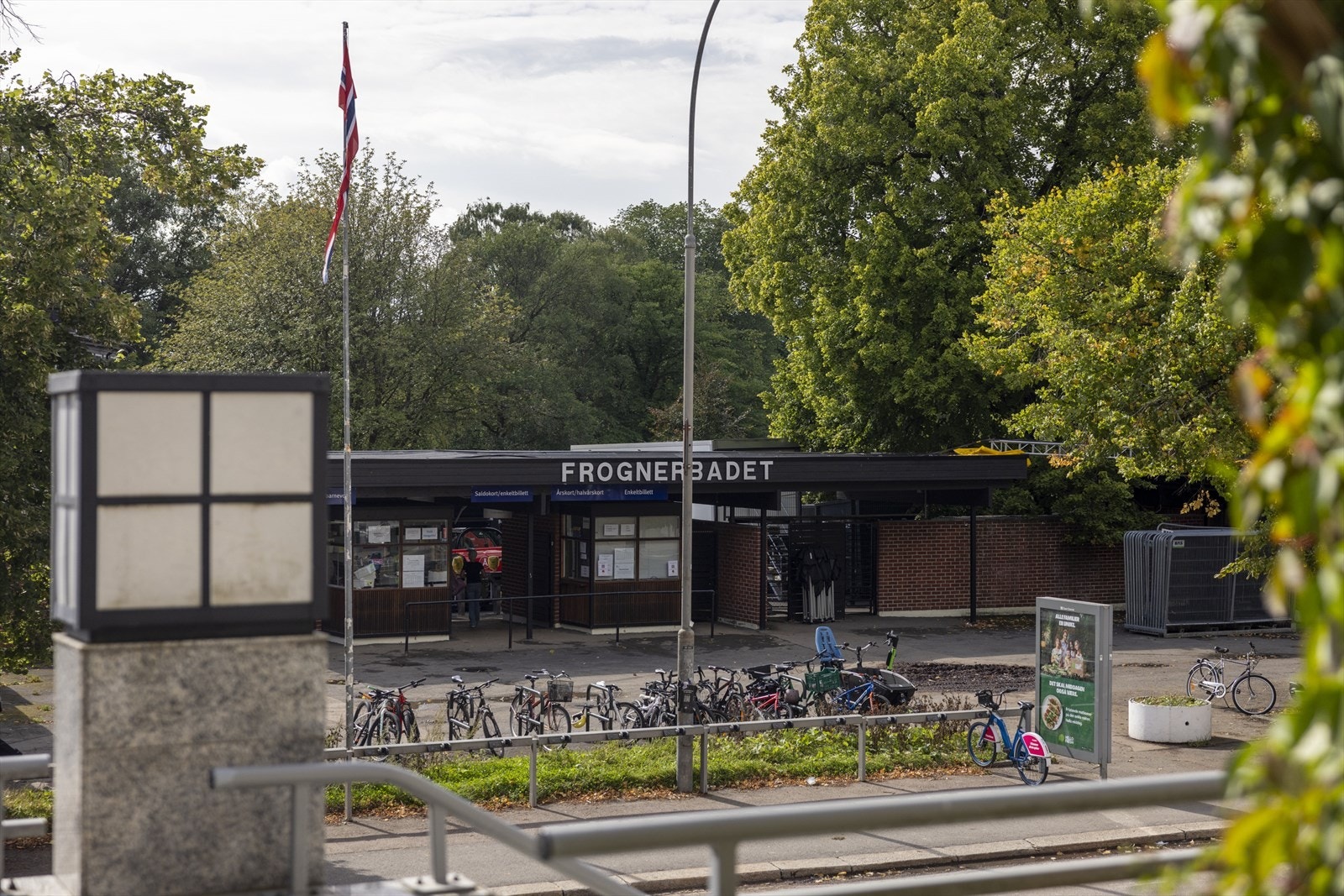 Sommerdager kan nytes på Frognerbadet, kun en kort spasertur unna. Galleribilde