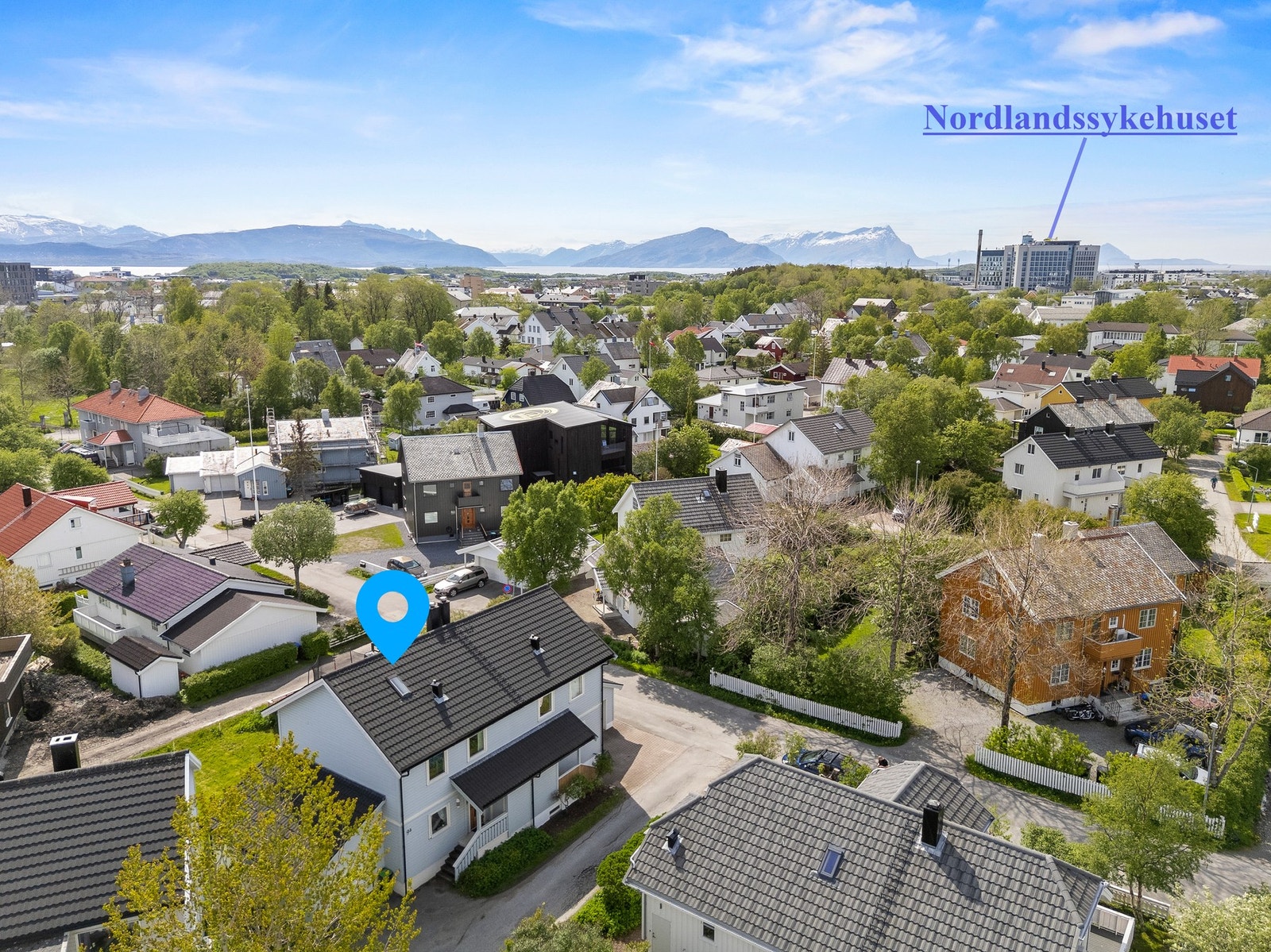 Fra eiendommen er det gangavstand til Nordlandssykehuset Galleribilde