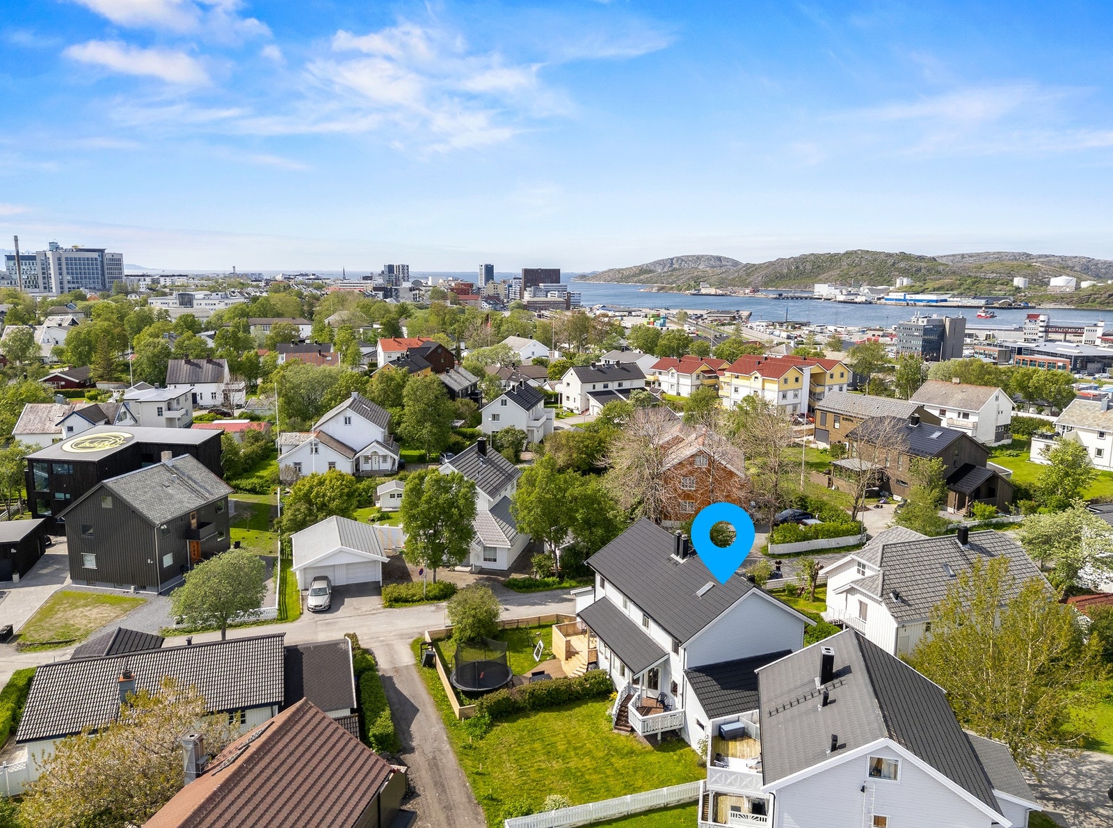 Hage med meget gode lys- og solforhold Galleribilde
