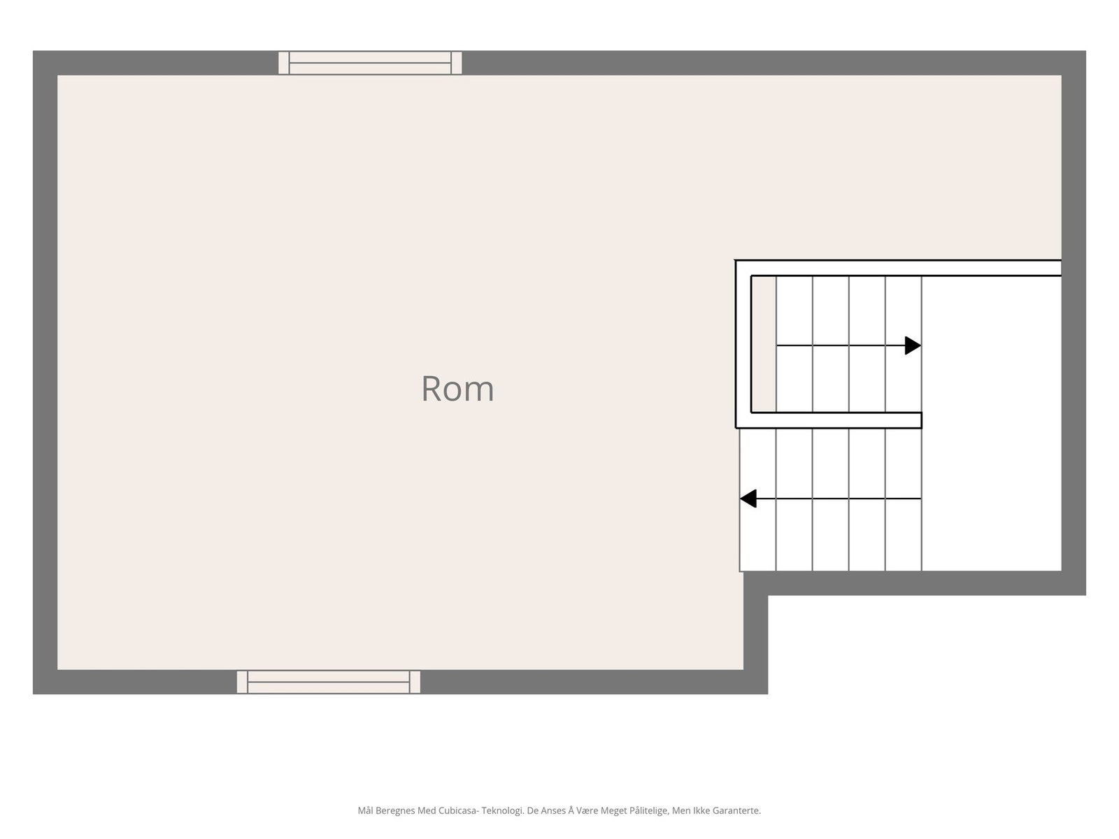 Plantegning loft Galleribilde