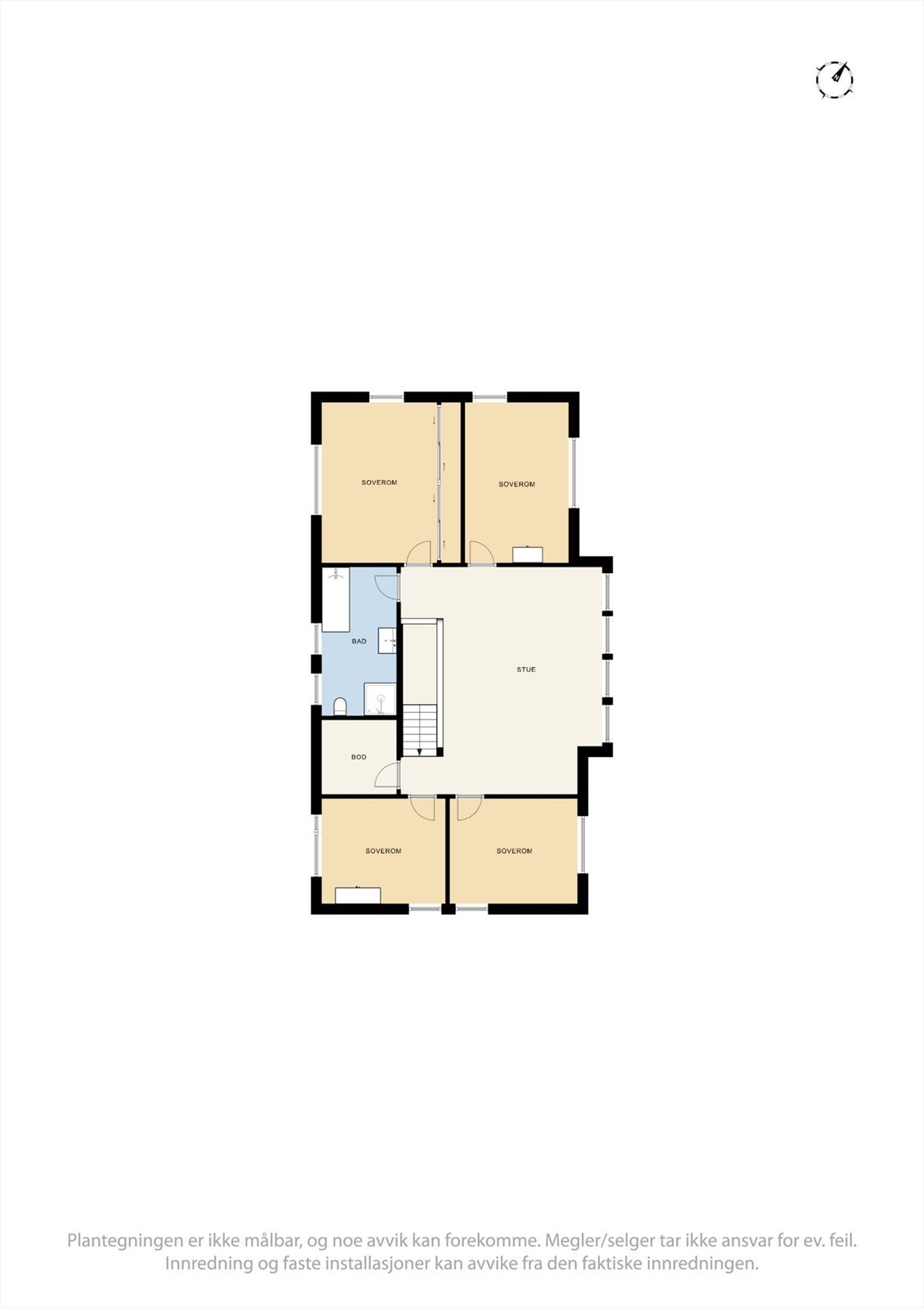 Plantegning 2. etasje Galleribilde