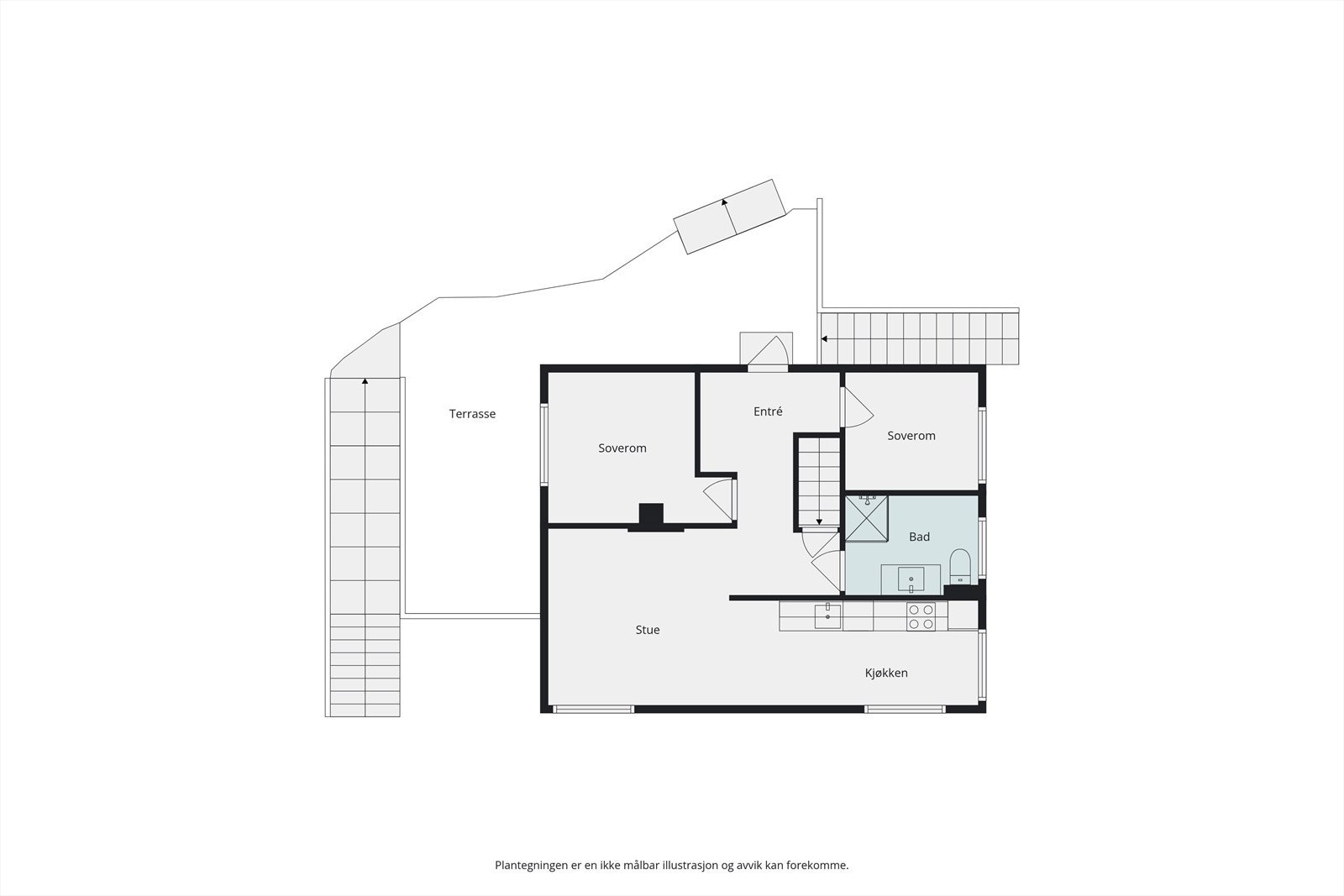 Plantegning hovedplan Galleribilde