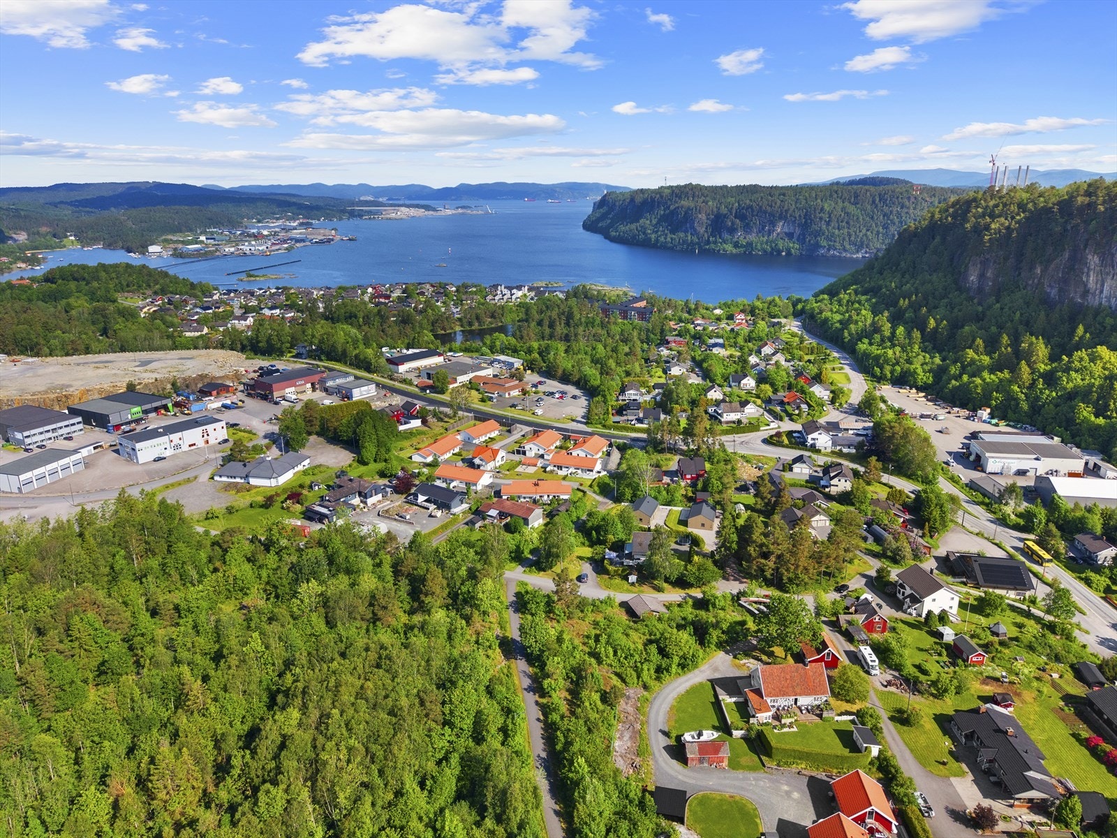 Dronefoto Galleribilde