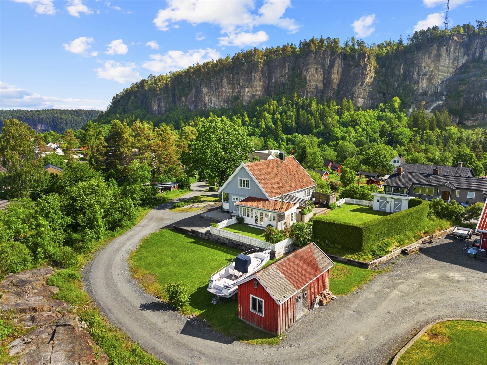 Dronefoto Galleribilde