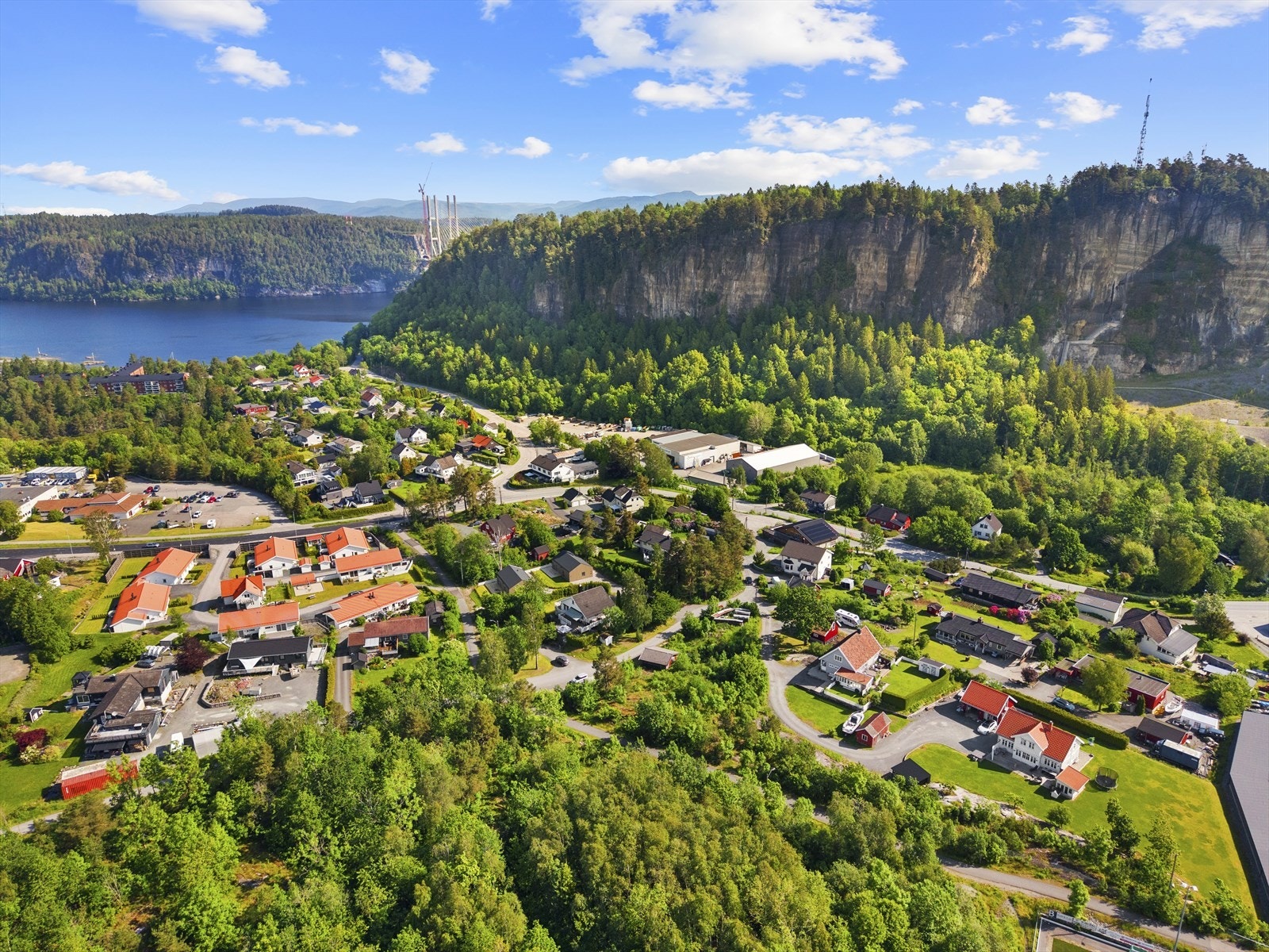 Dronefoto Galleribilde
