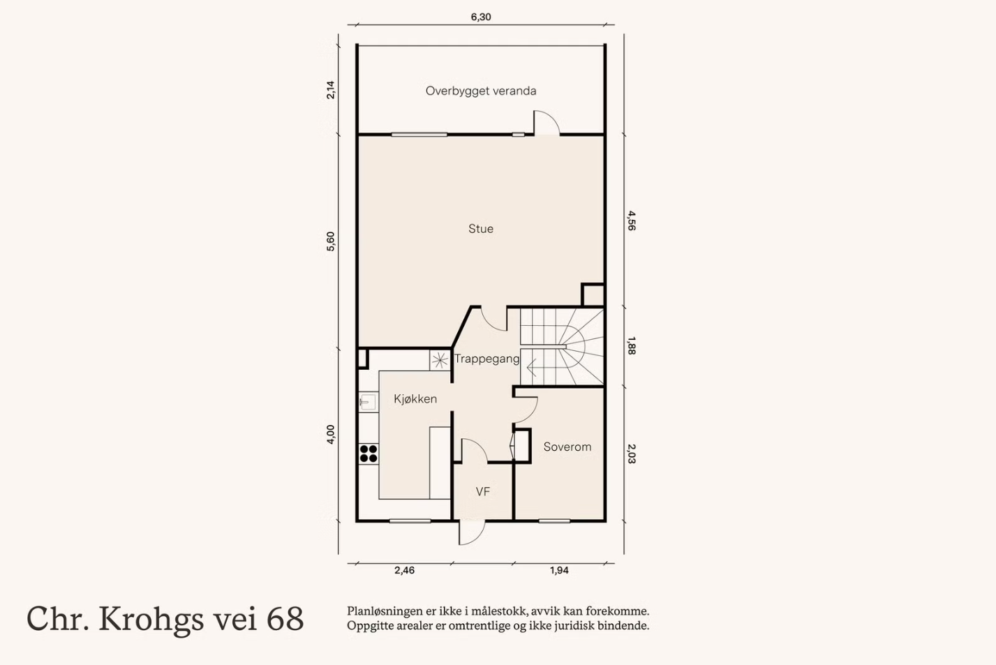Plantegning 1. etasje. Galleribilde