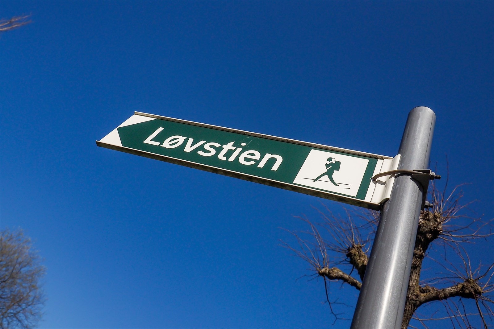 Adkomst til populære turstier som Løvstien gir muligheter for rekreasjon i naturskjønne omgivelser. Galleribilde
