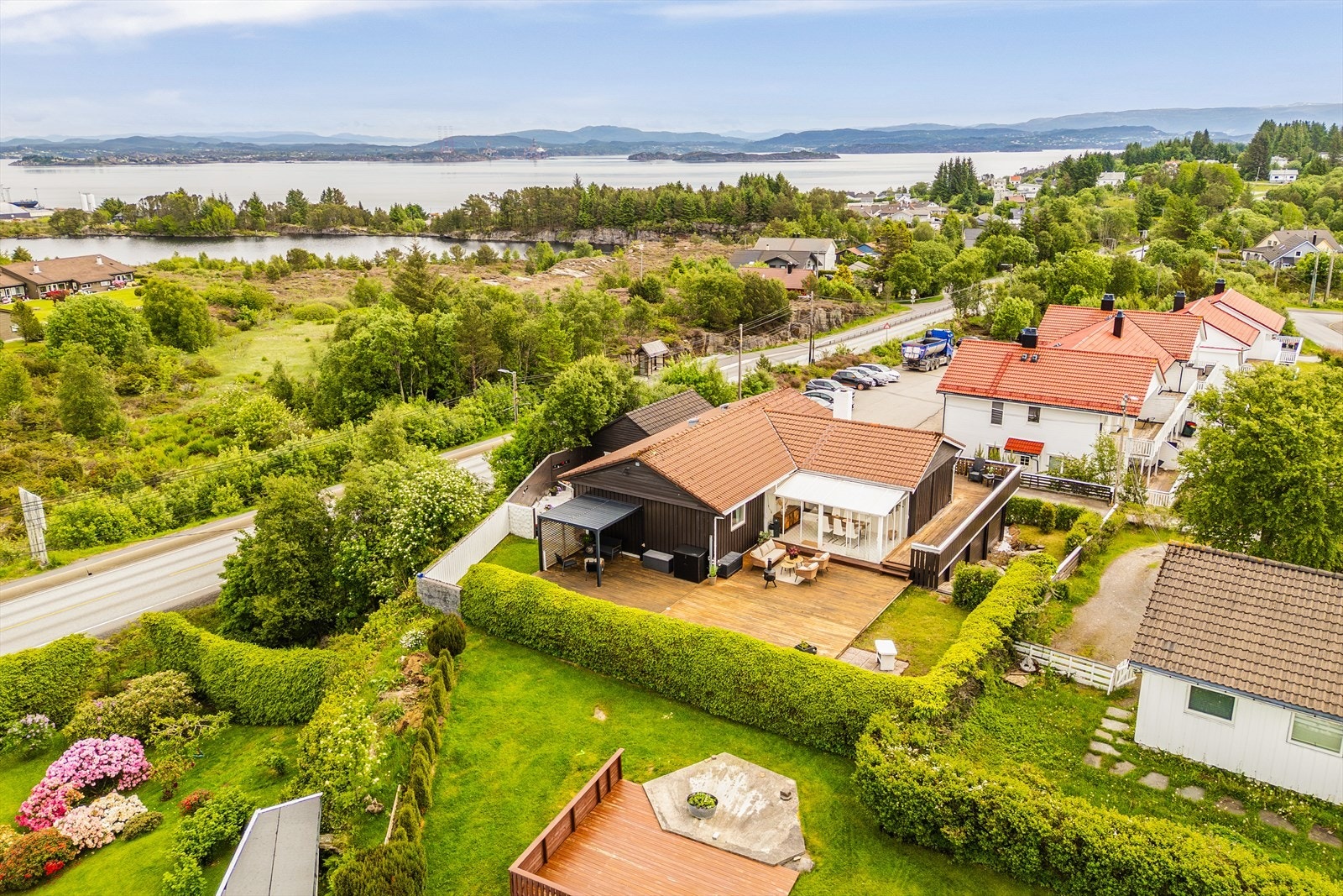 Dronefoto Galleribilde