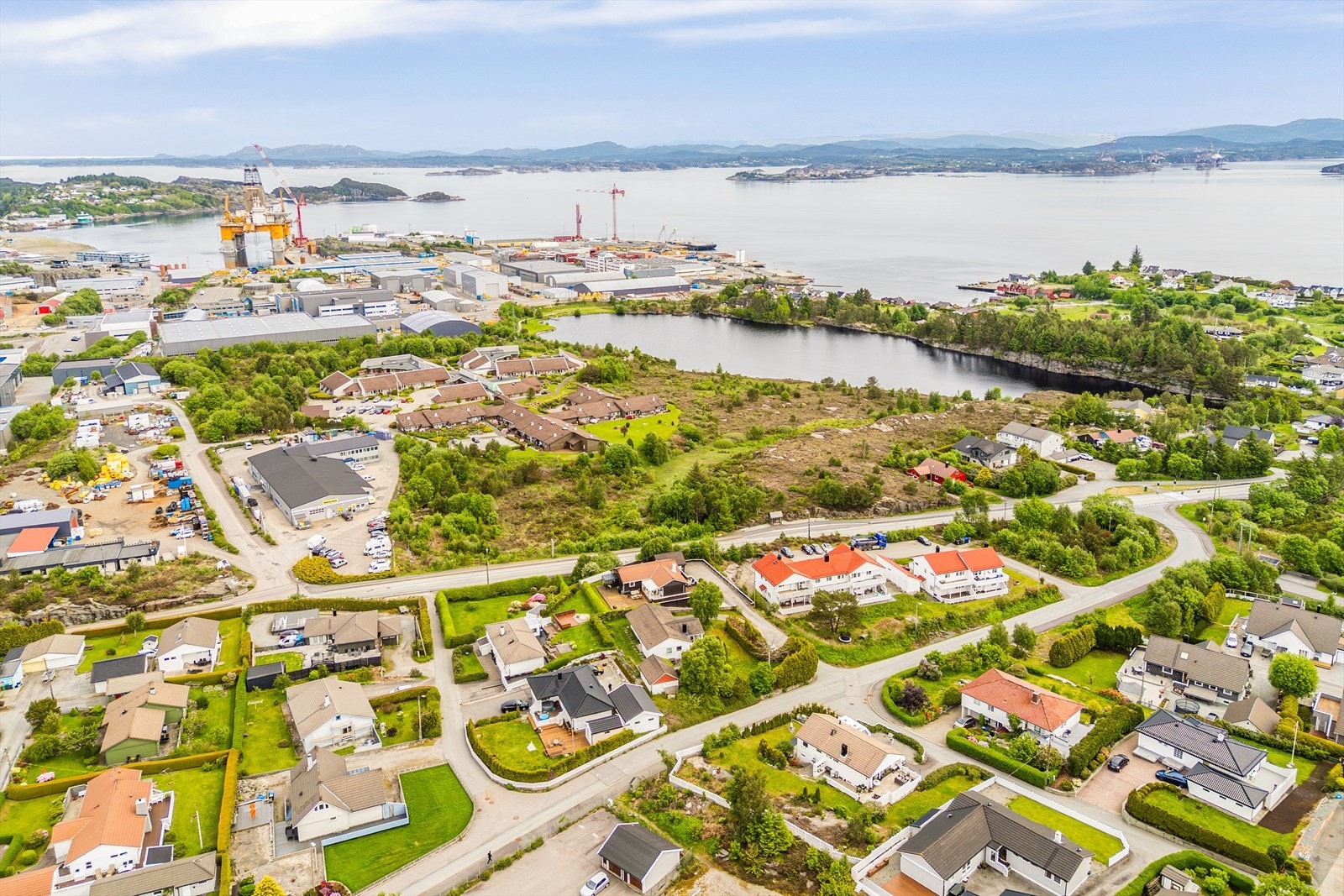 Dronefoto Galleribilde