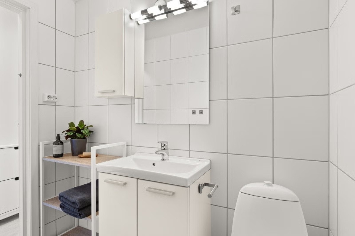 Vaskemaskin på badet (ikke avbildet) Galleribilde