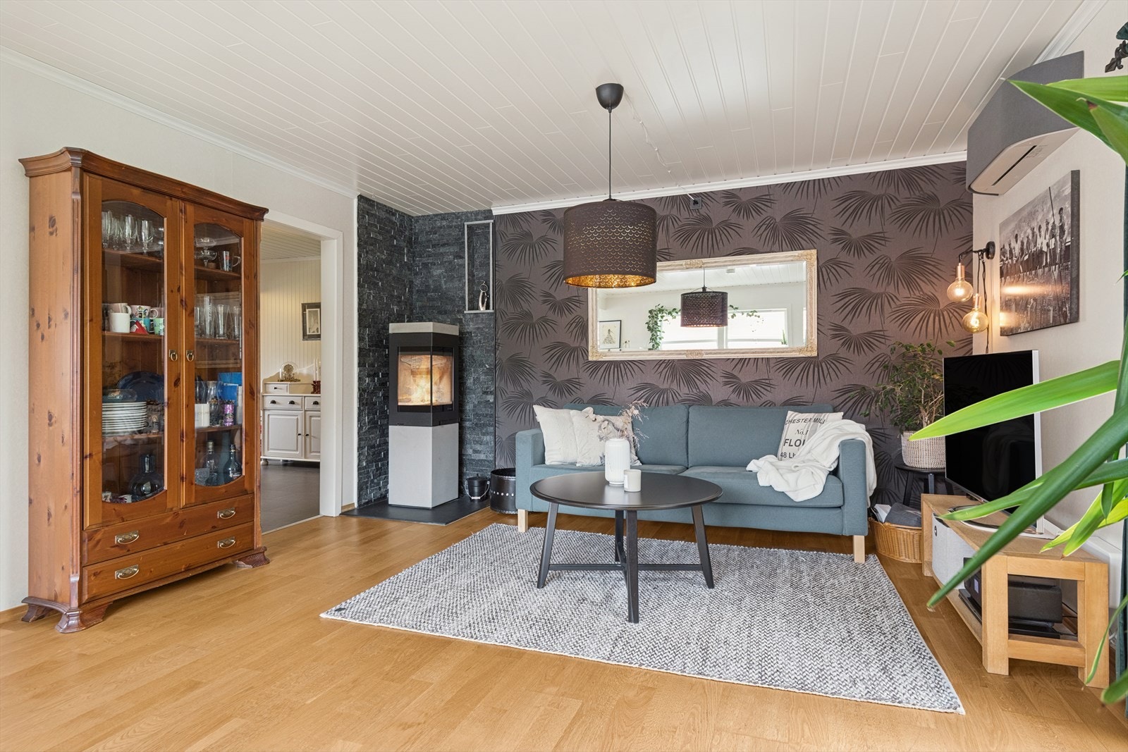 God plass til sofakroken i stuen. Galleribilde