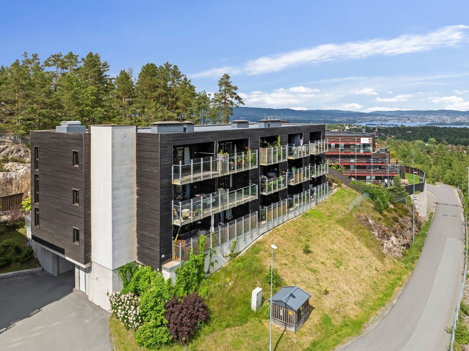 Varden terrasse består av 36 boligseksjoner. Galleribilde