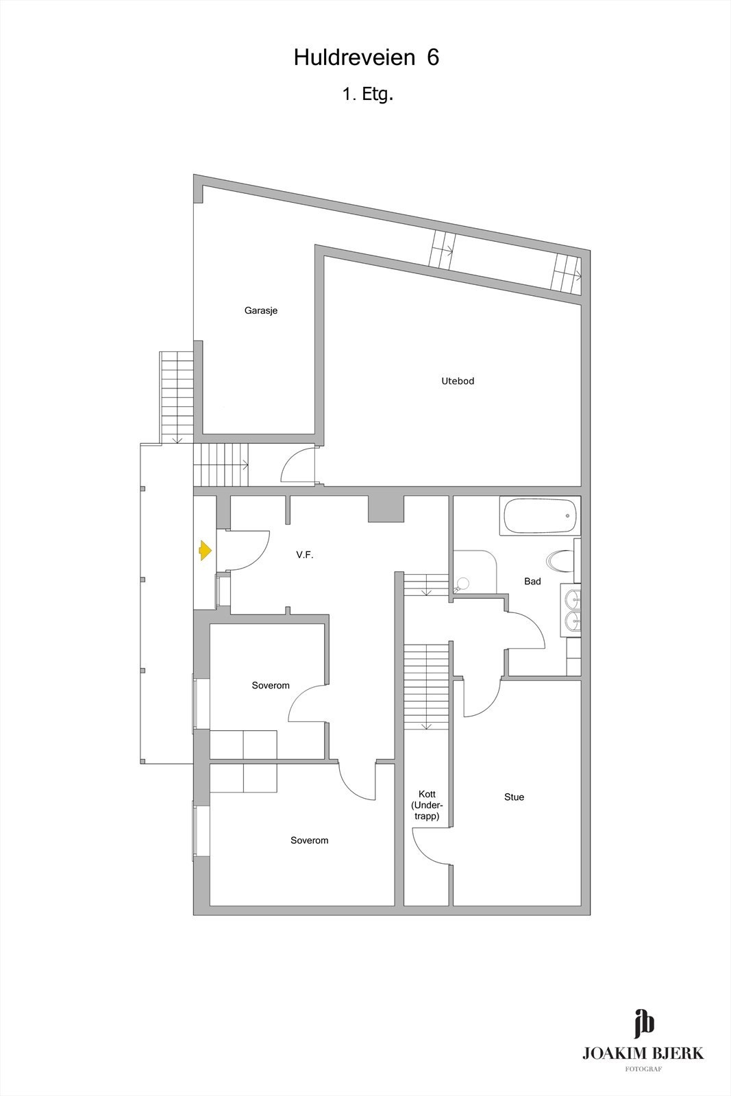Plantegning U.etg Galleribilde