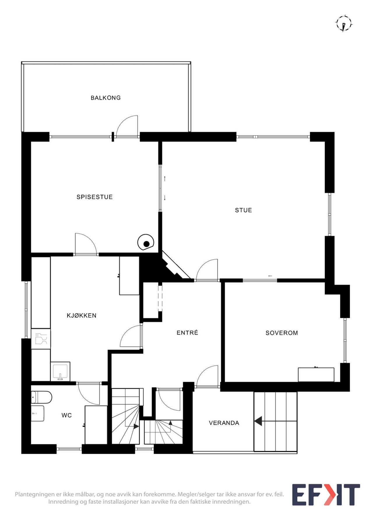 - Planskisse hovedetasje - Galleribilde