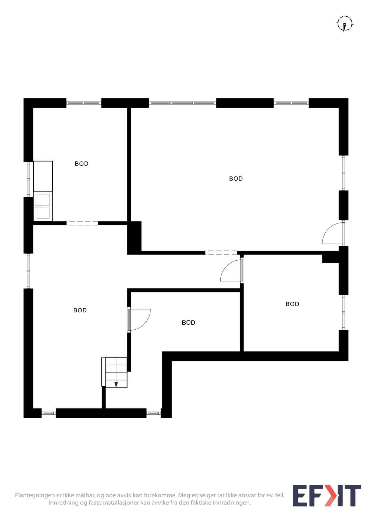 - Planskisse kjelleretasje - Galleribilde