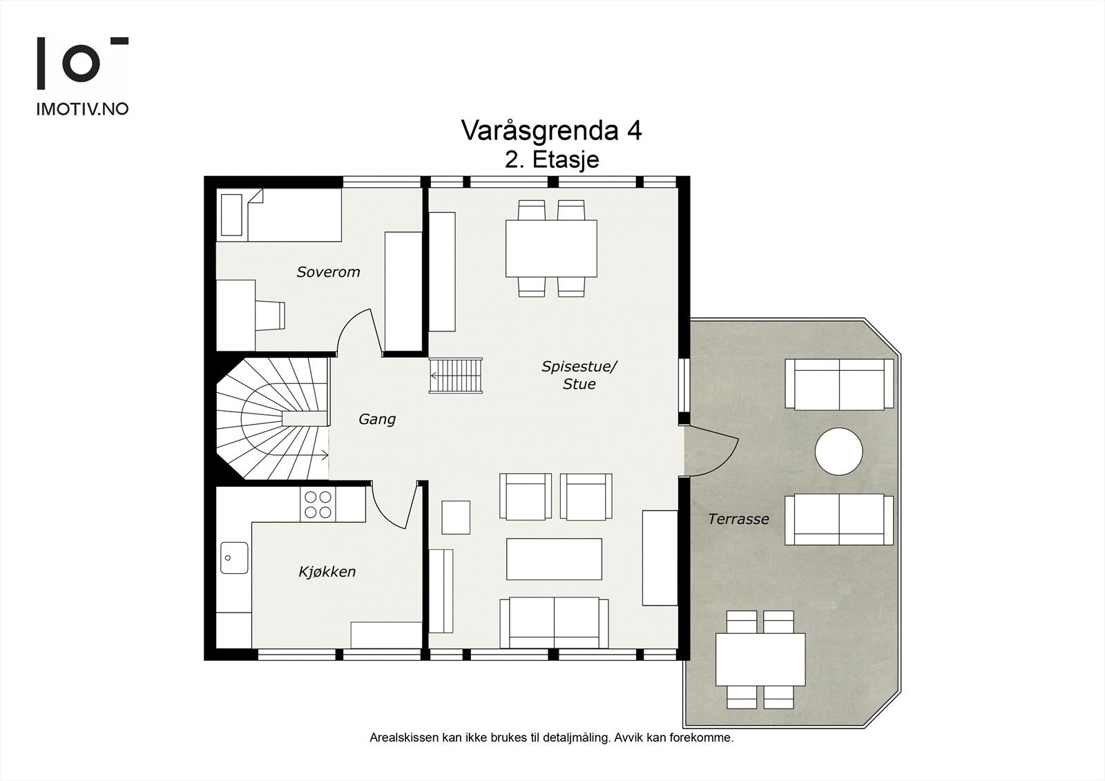 - Plantegning hovedetasje - Galleribilde