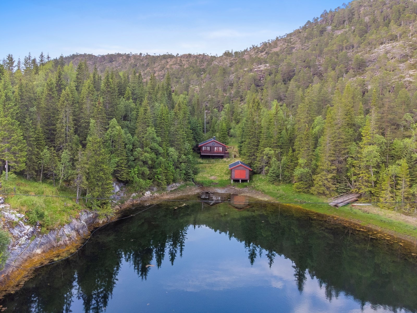 Hytta har et bruksareal på ca. 90 m². Galleribilde