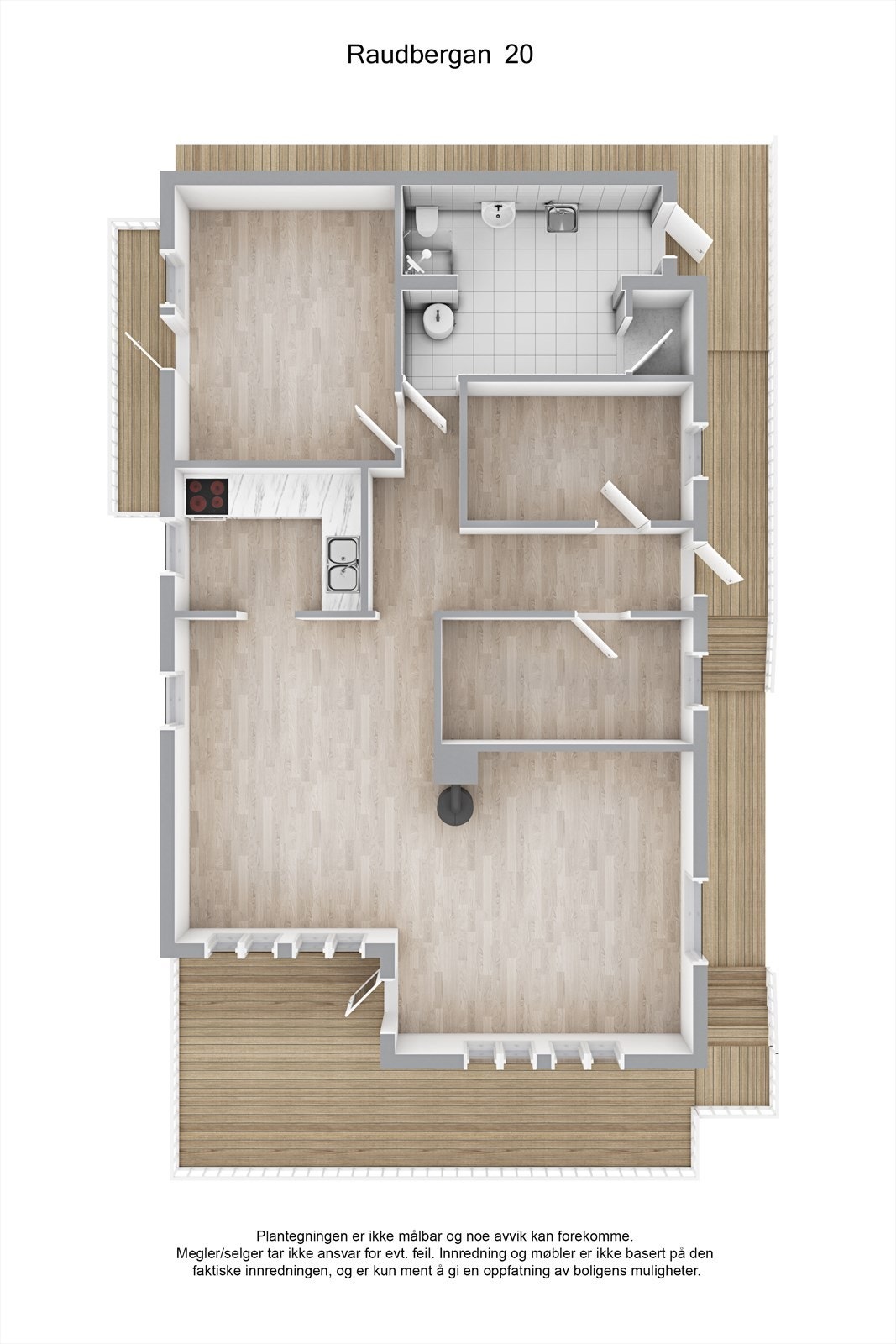 Planskisse 3D Galleribilde
