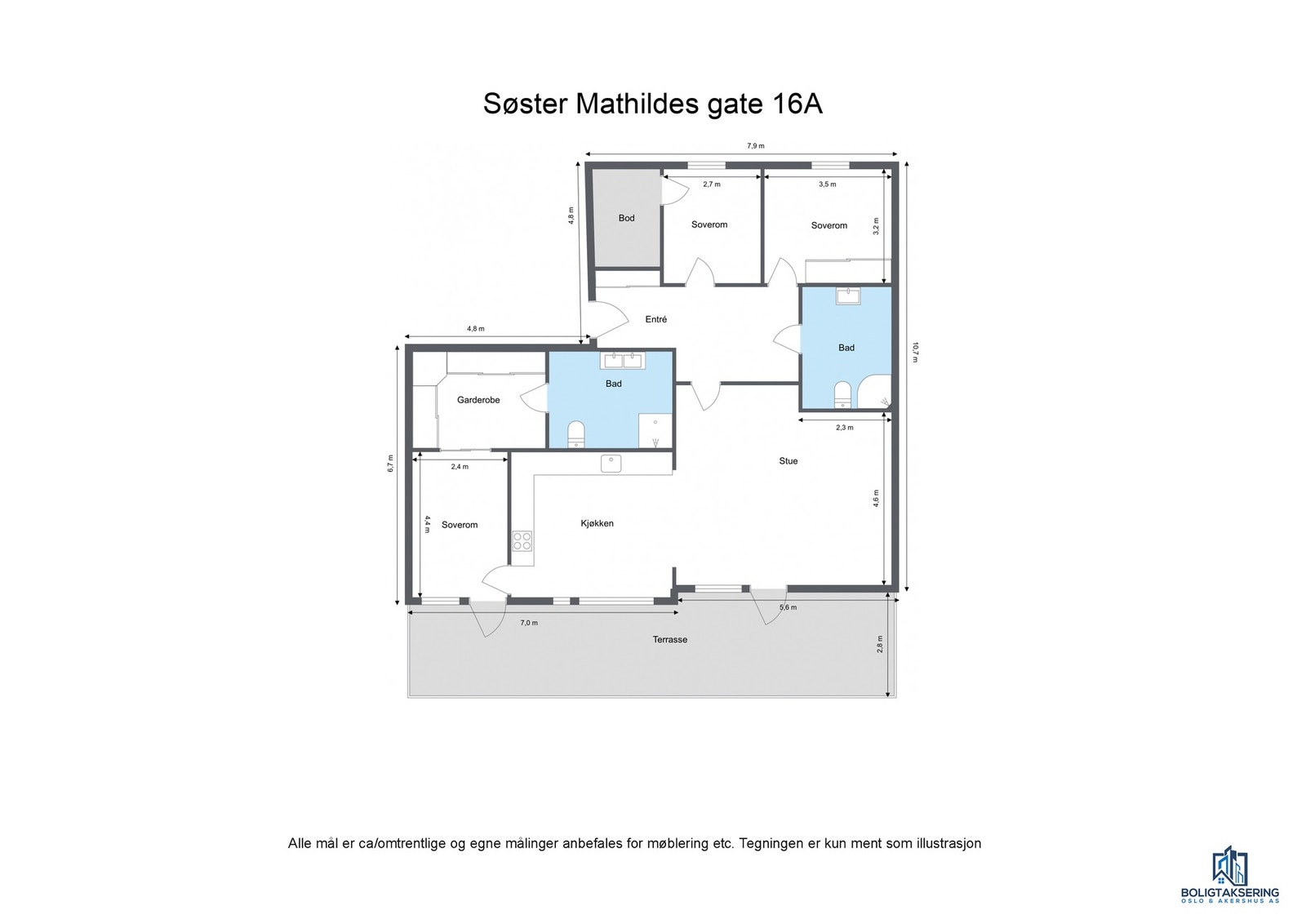 Plantegning Galleribilde