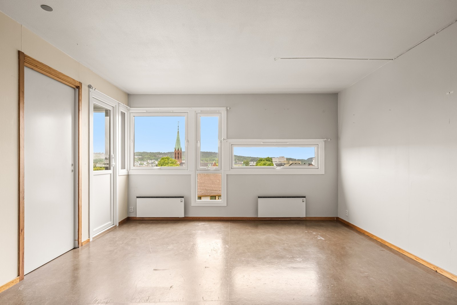 Skyvedør inn til soverommet. Galleribilde