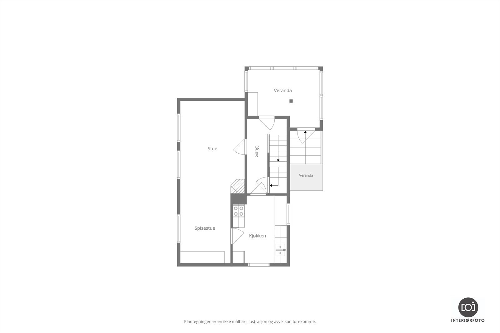 Plantegning Galleribilde
