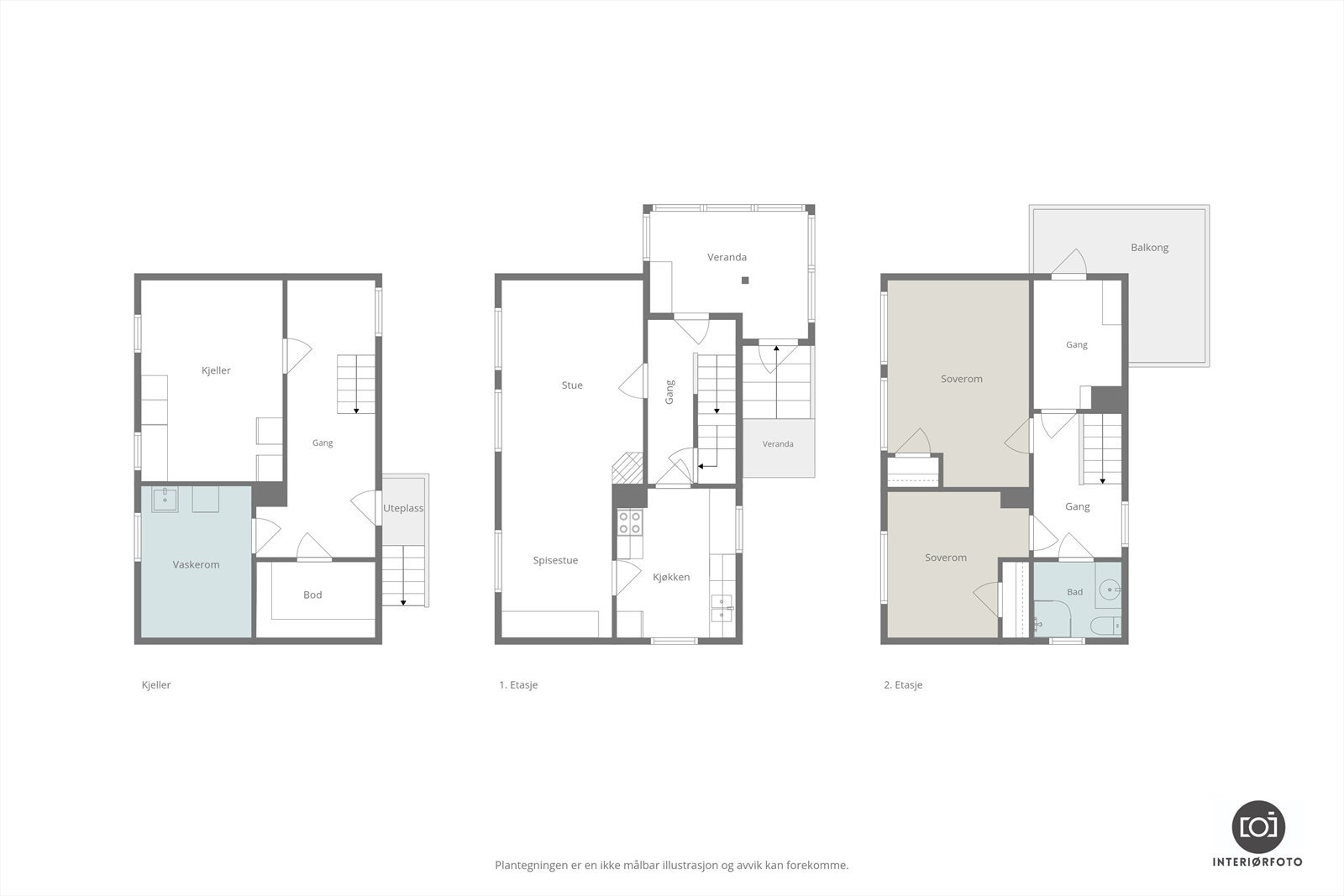 Plantegning Galleribilde