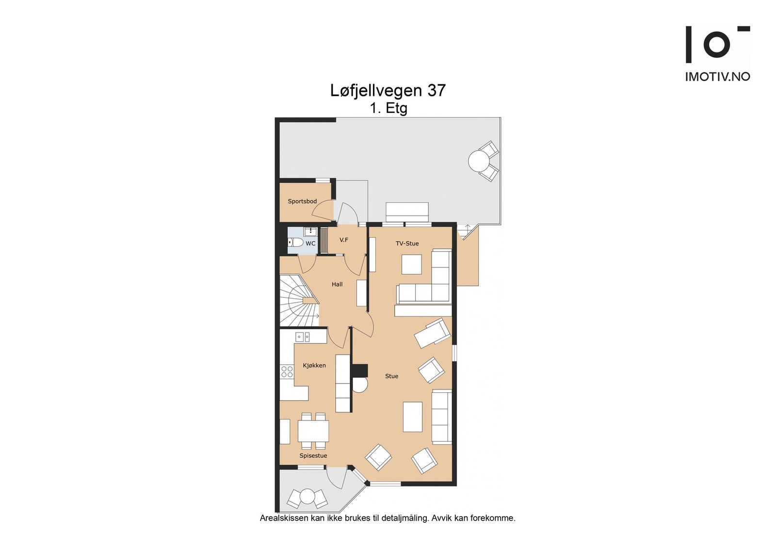- Plantegning 1. etasje- Galleribilde
