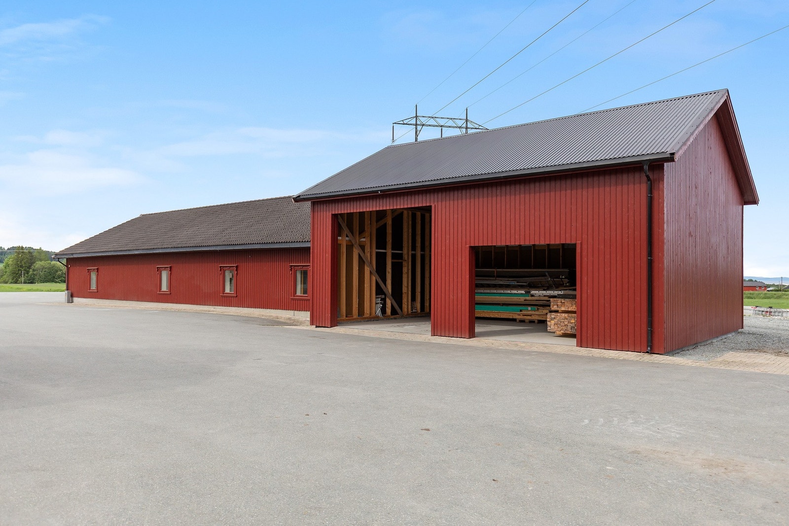 Materiallager - klargjort for vannbåren varme Galleribilde
