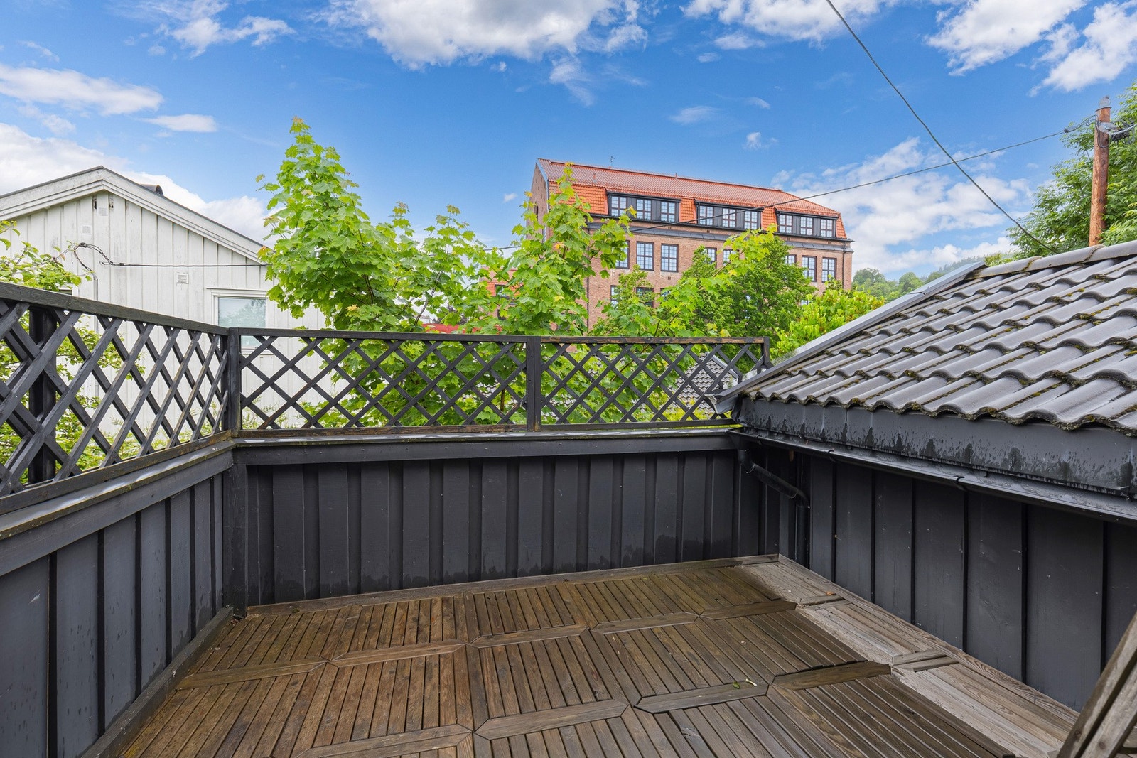Her kan man nyte varme sommerdager. Galleribilde