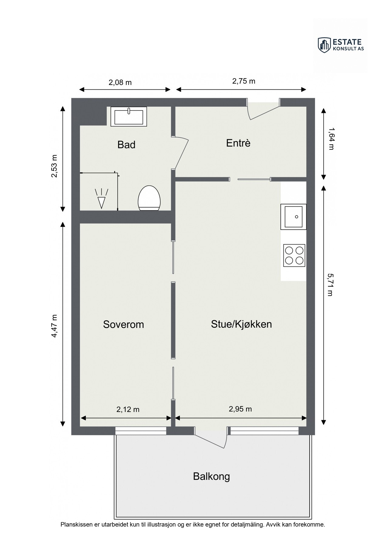 Planskisse Galleribilde