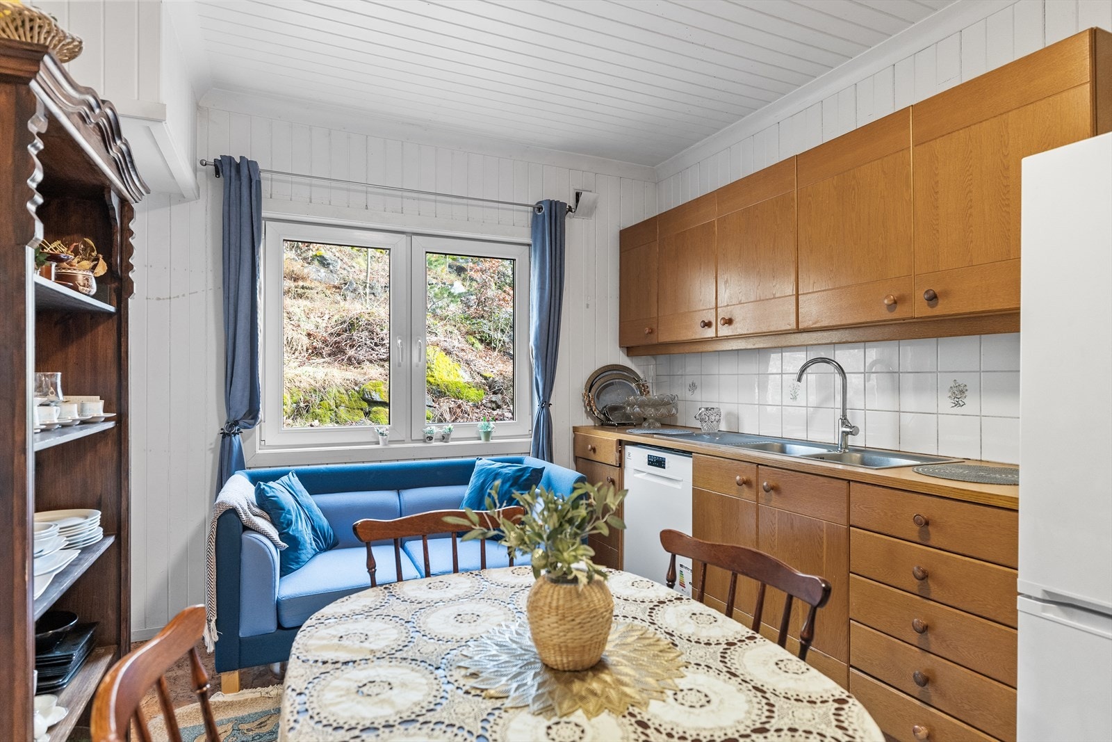 Ellers er det god plass til en spisekrok for rolige frokoster. Galleribilde