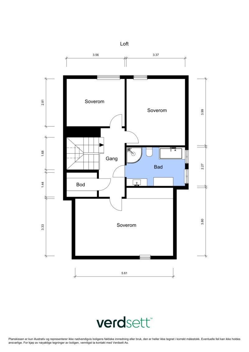 - Plantegning loft - Galleribilde