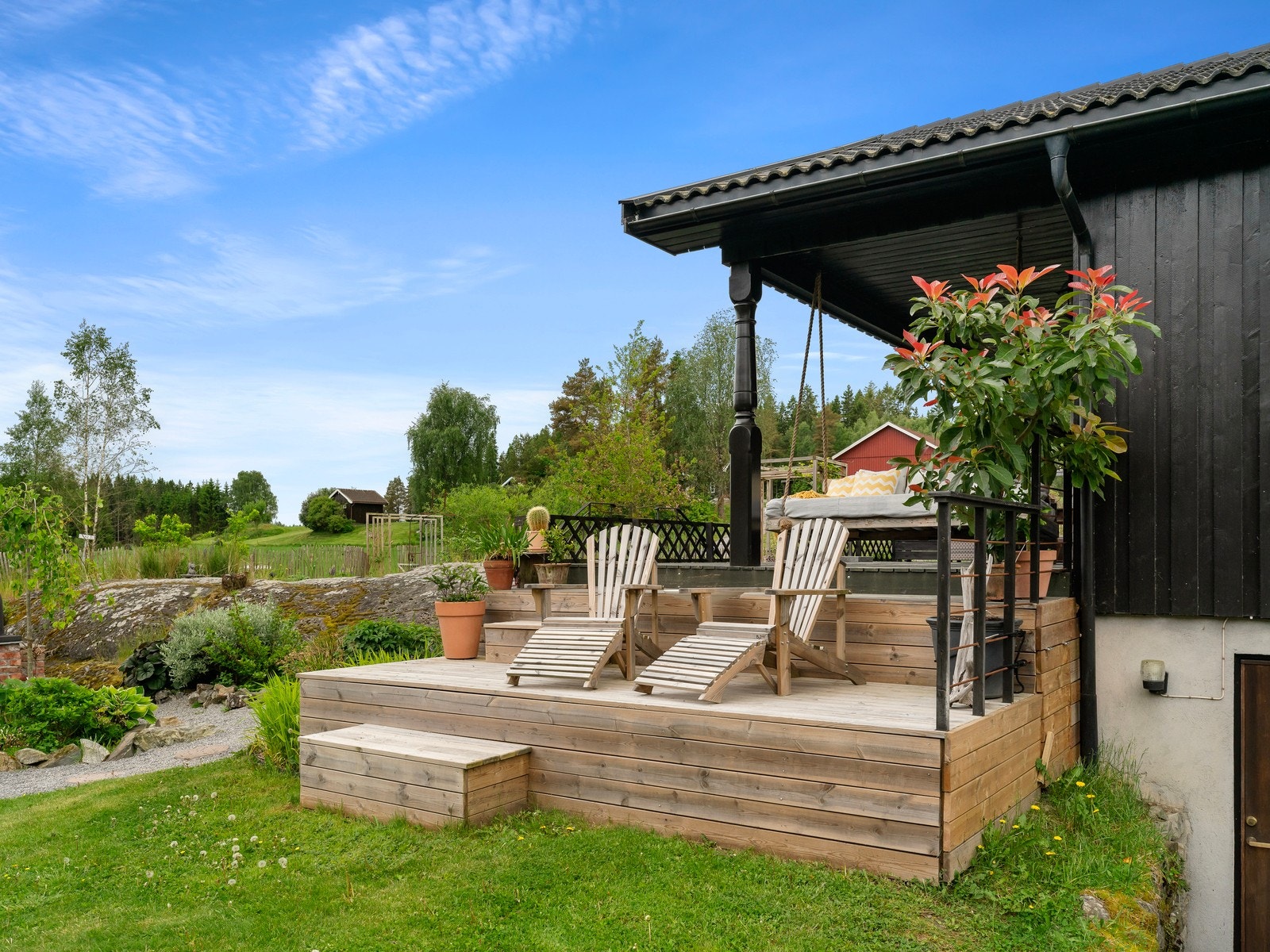 Perfekt plass for morgenkaffen. Galleribilde