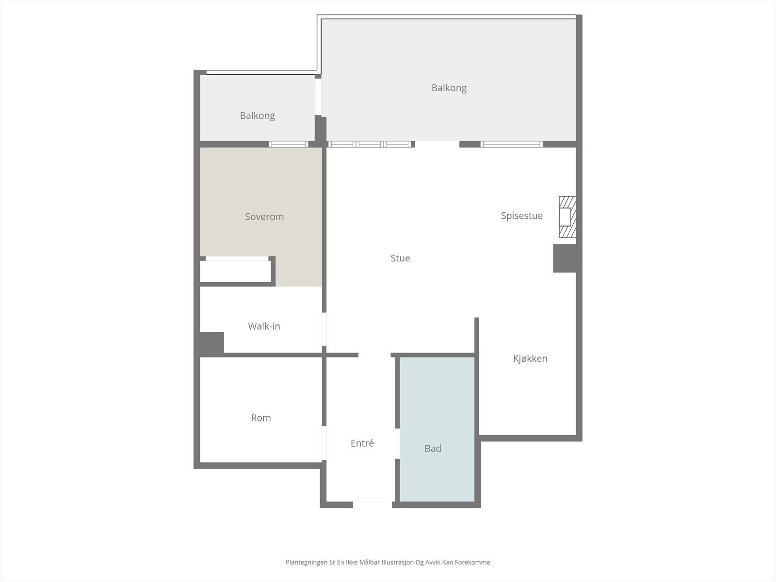 Planskisse. Galleribilde