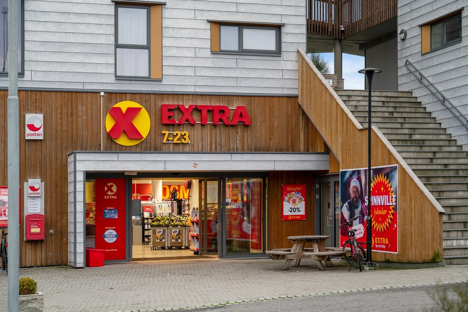 - Coop Extra Søreide og Kiwi Søreide ligger begge innen 7 min gange - Galleribilde