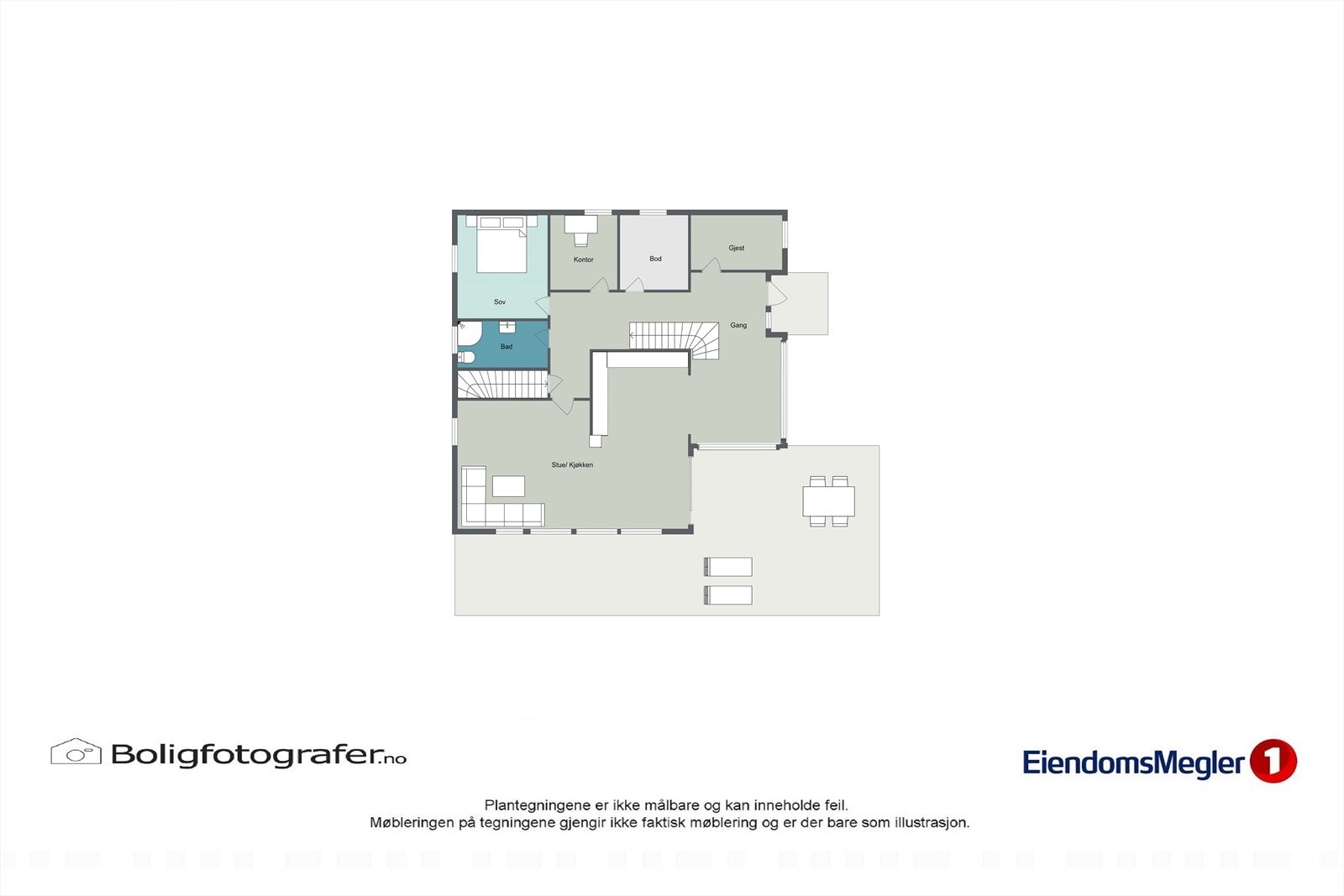 Plantegning hovedetg. Galleribilde