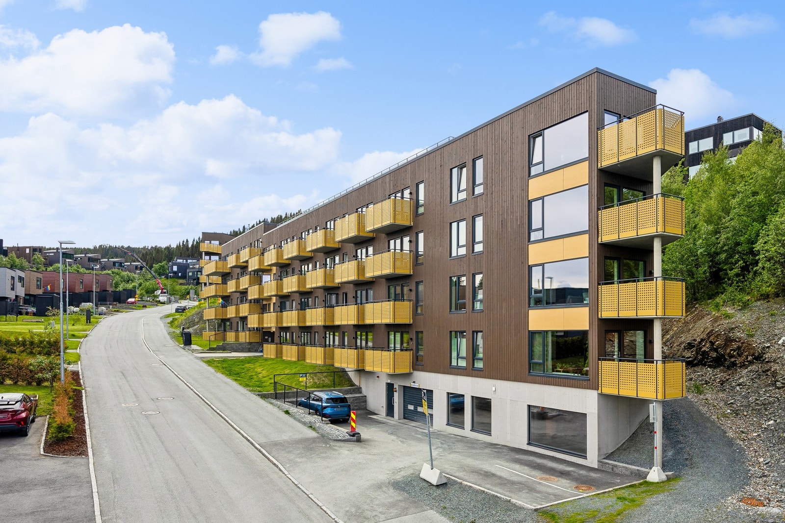Leiligheten har en fin beliggenhet i byggets 3. etasje. Galleribilde