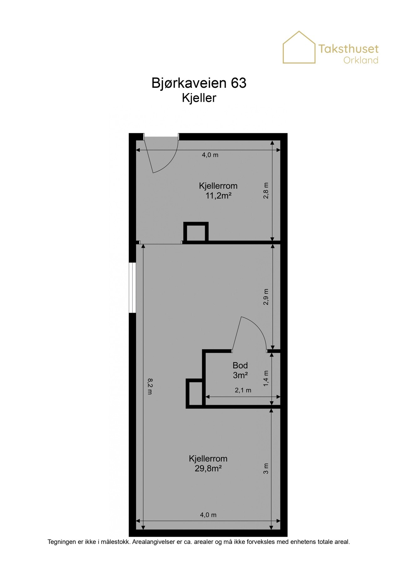 Plantegning kjeller Galleribilde