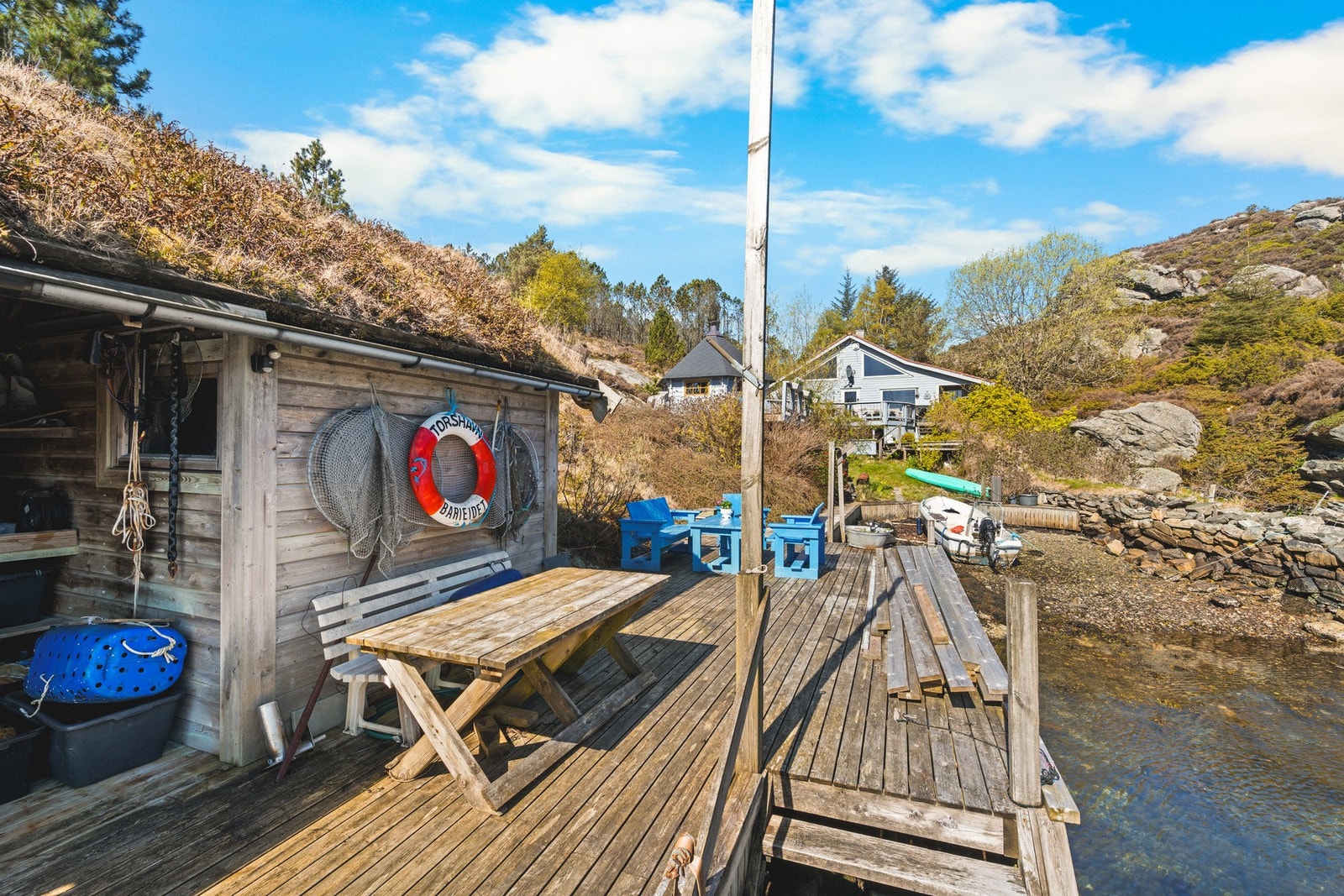 Det er god plass til sittegrupper, grill og ønsket beplantning Galleribilde