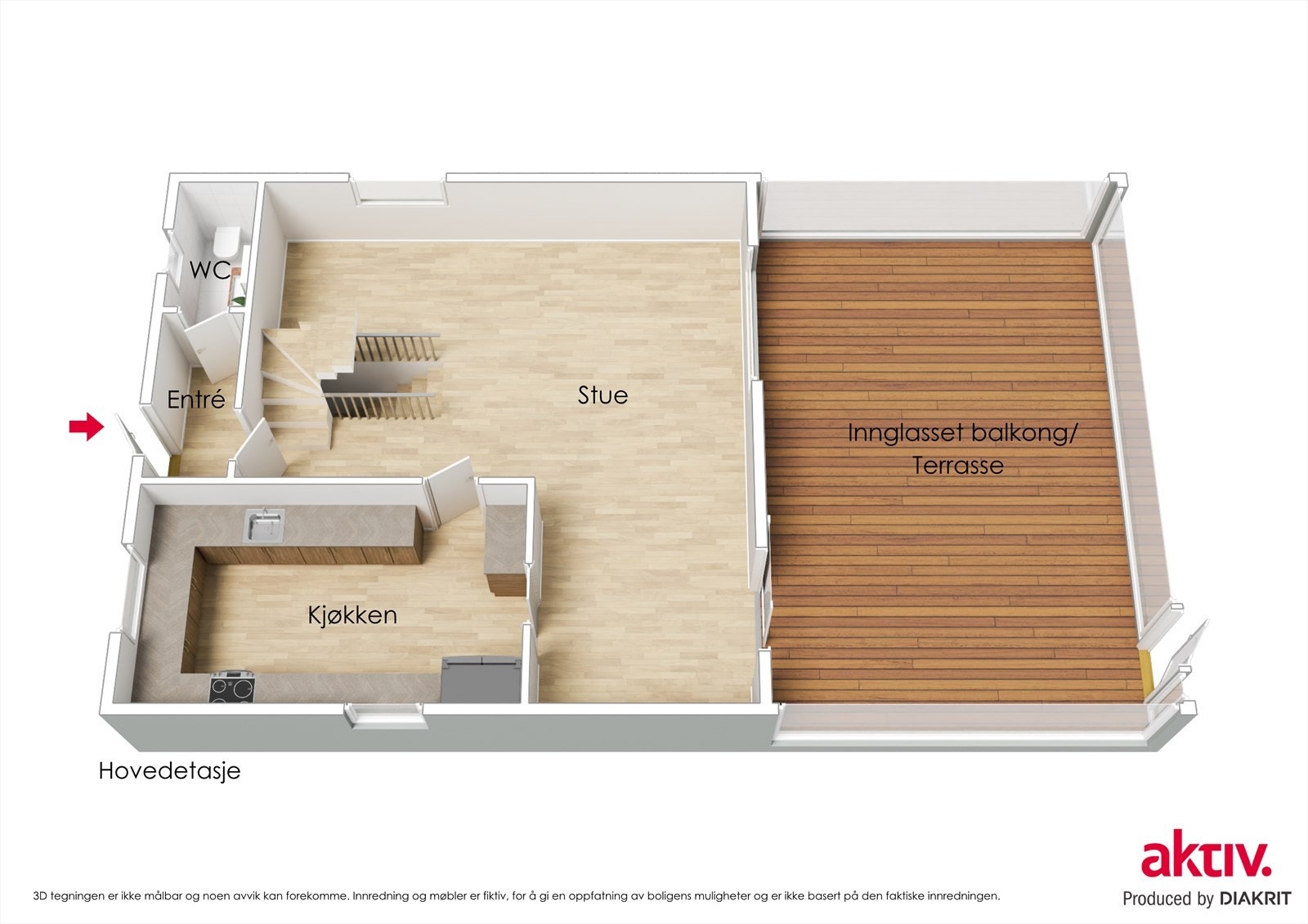 Plantegning Galleribilde