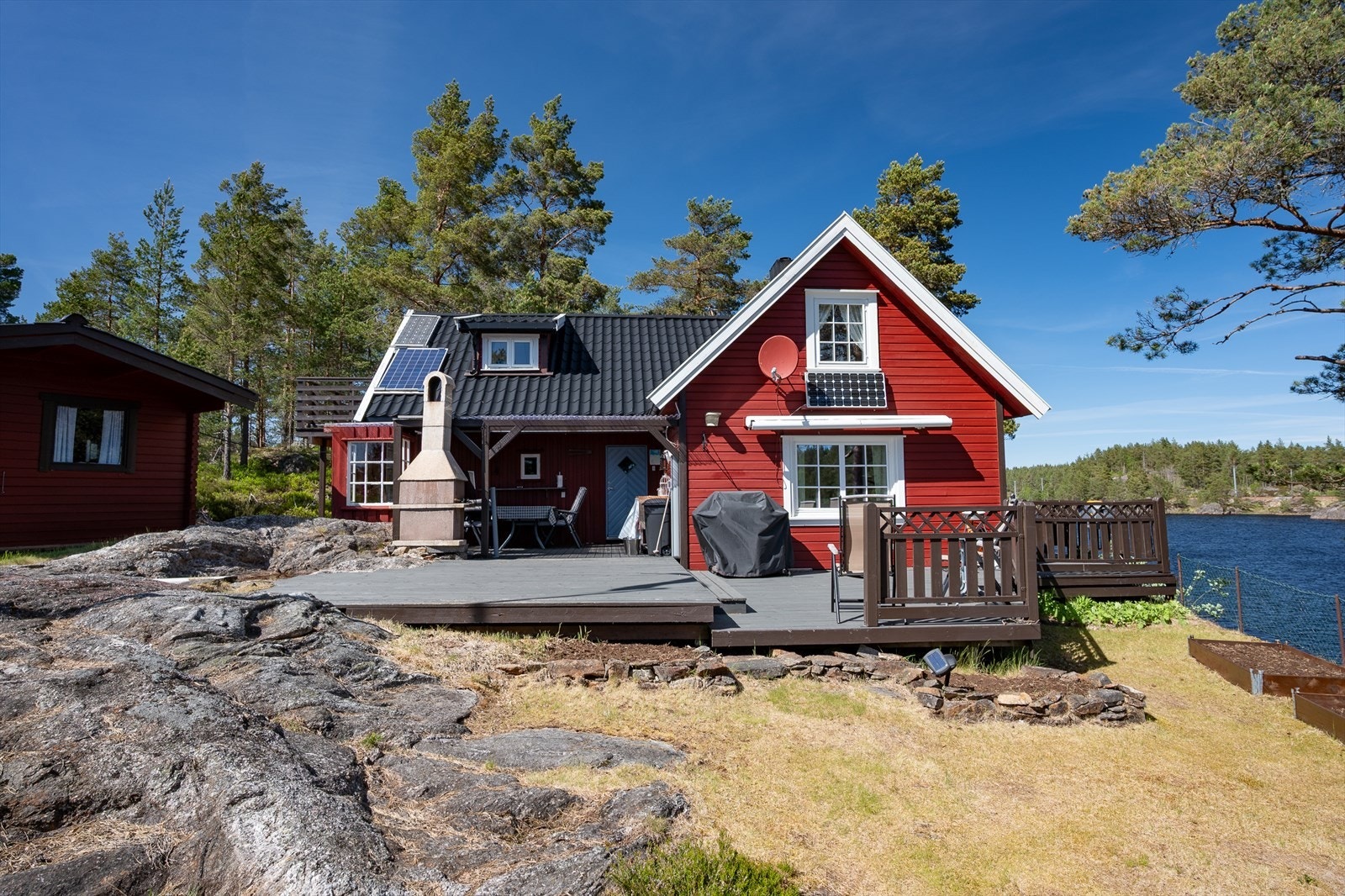 Hytte fra 1948, utvidet med tilbygg i 2012 Galleribilde