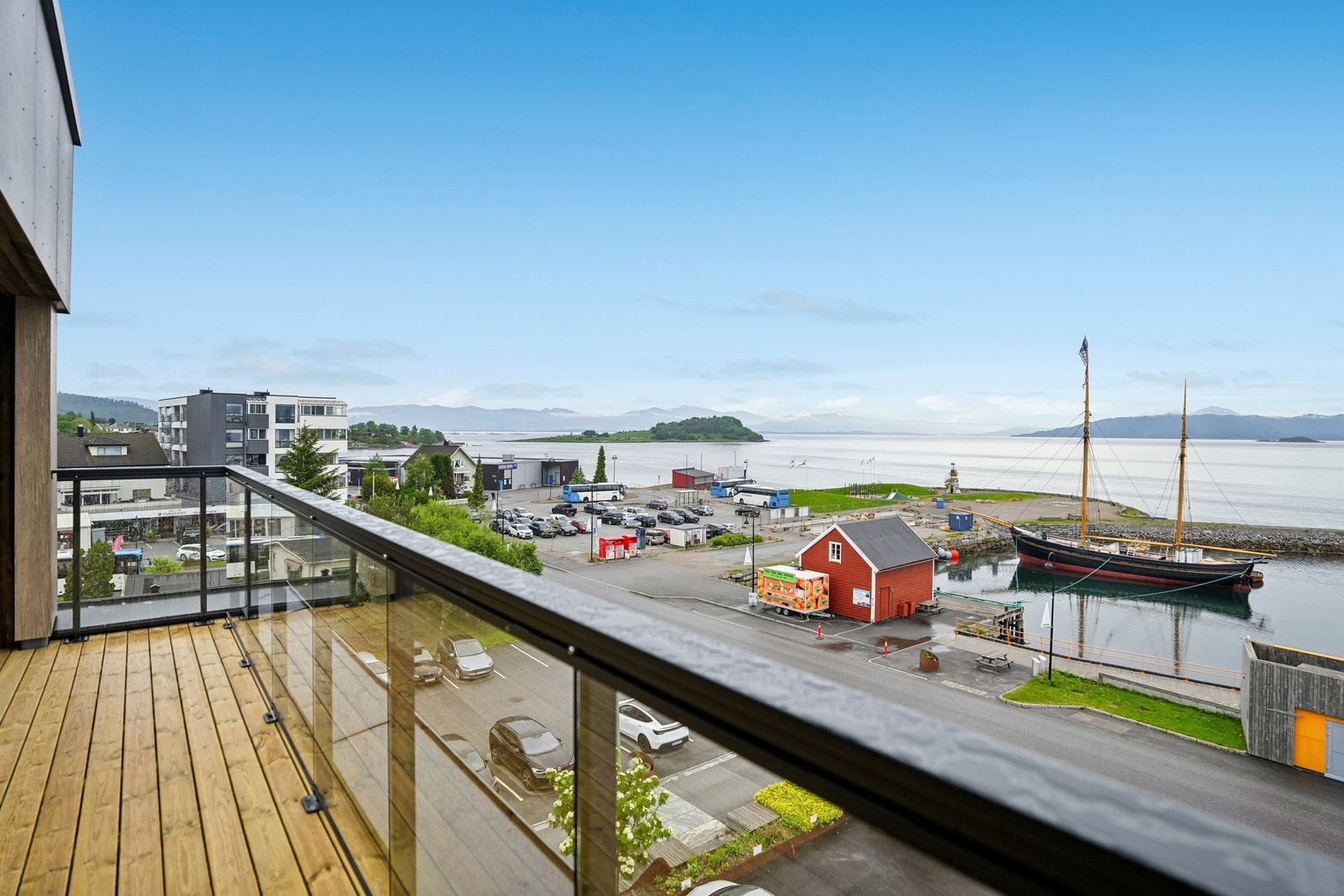 Terrasse og utsikt Galleribilde