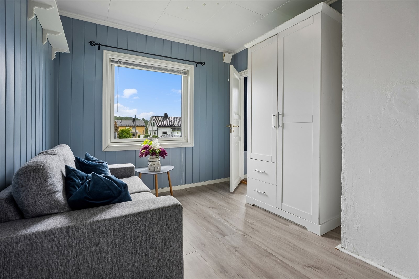 Det tredje soverommet kan også fint brukes som kontor eller TV-stue. Galleribilde