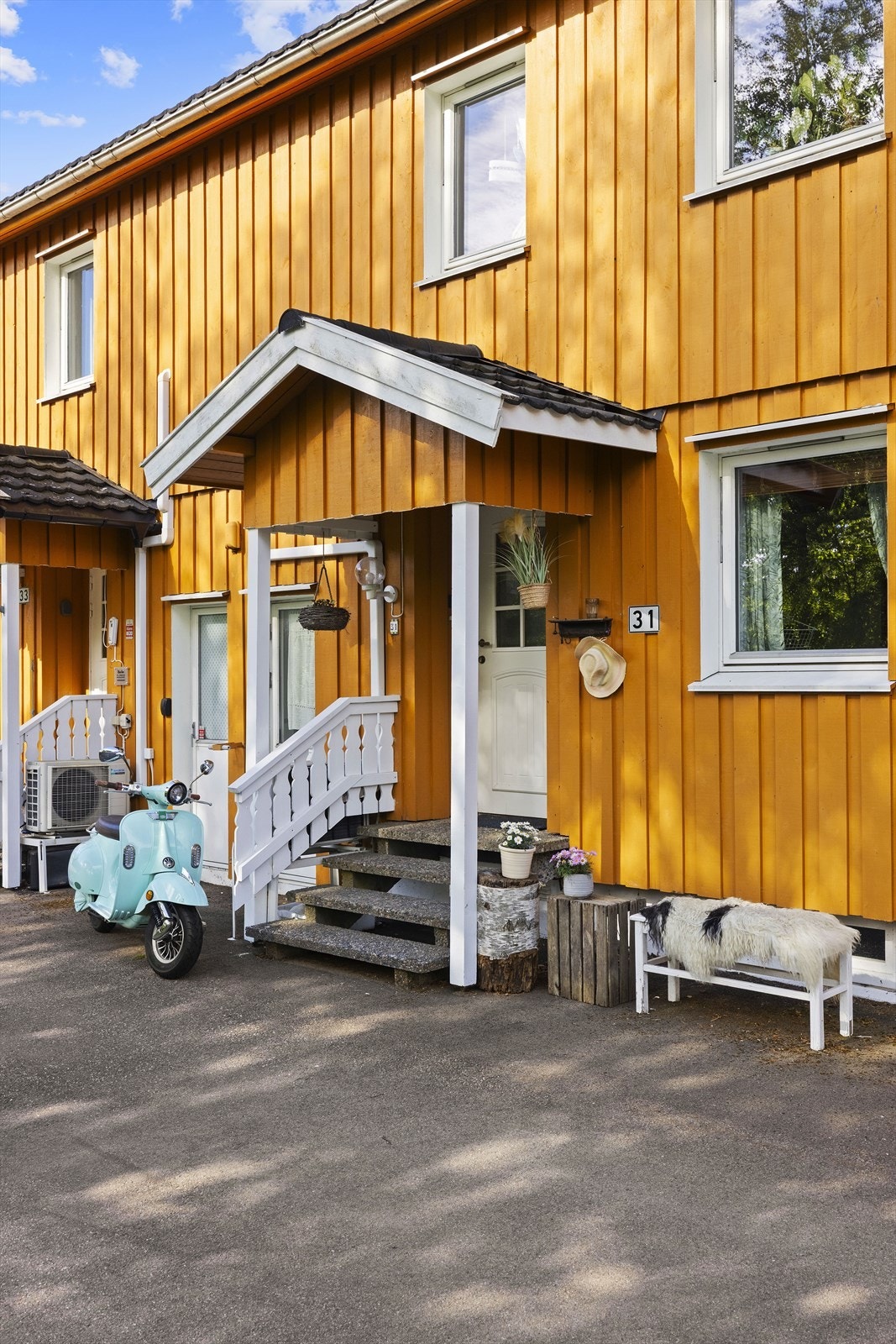 Rekkehuset har egen inngang Galleribilde