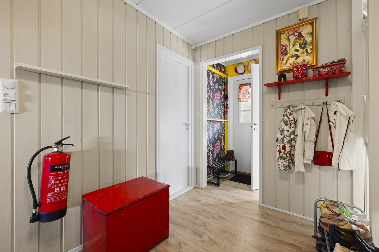 Gangen i 1.etg. er romslig Galleribilde