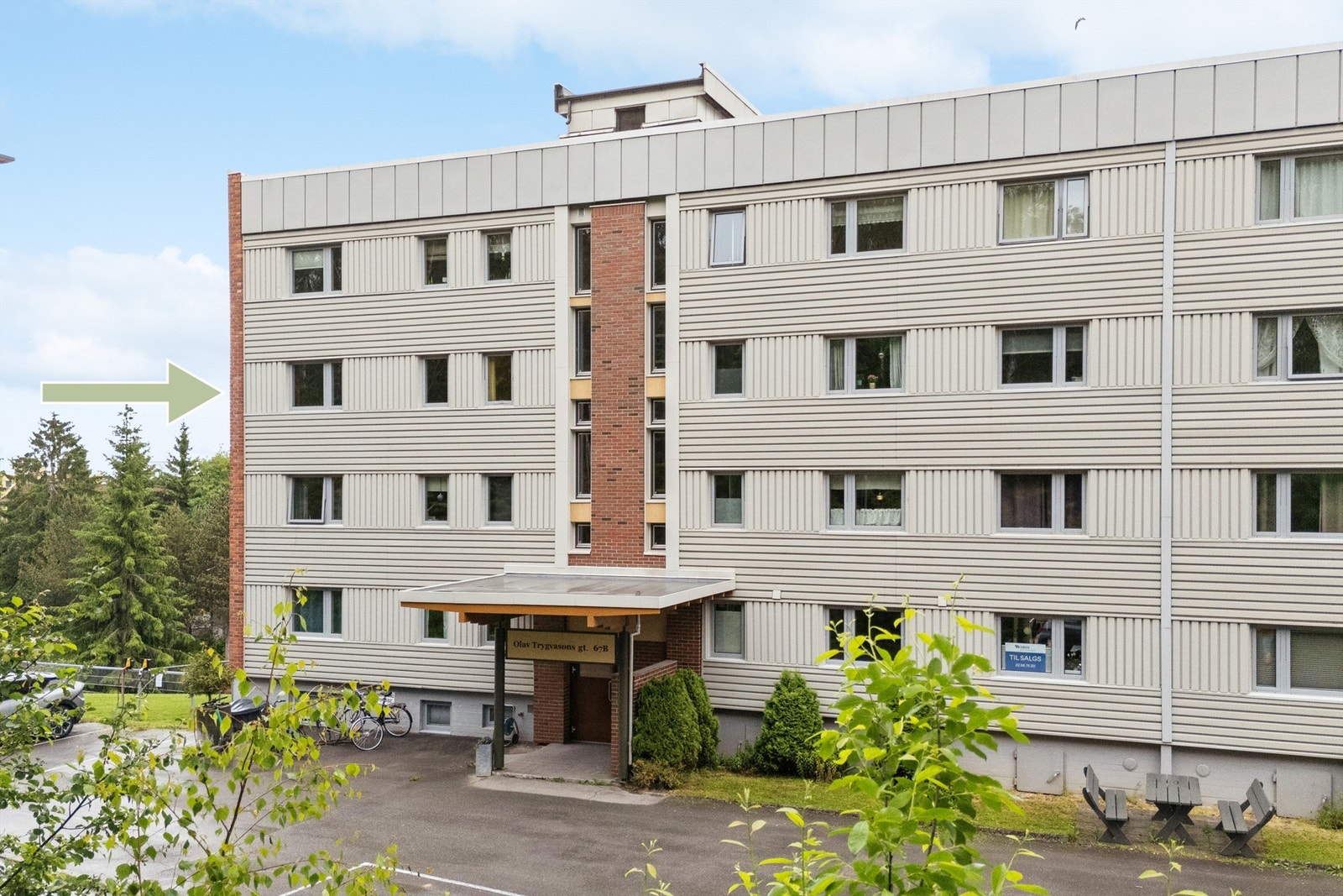 Vinduer og verandadører ble byttet ut i 2016-2017 i regi av borettslaget. Galleribilde