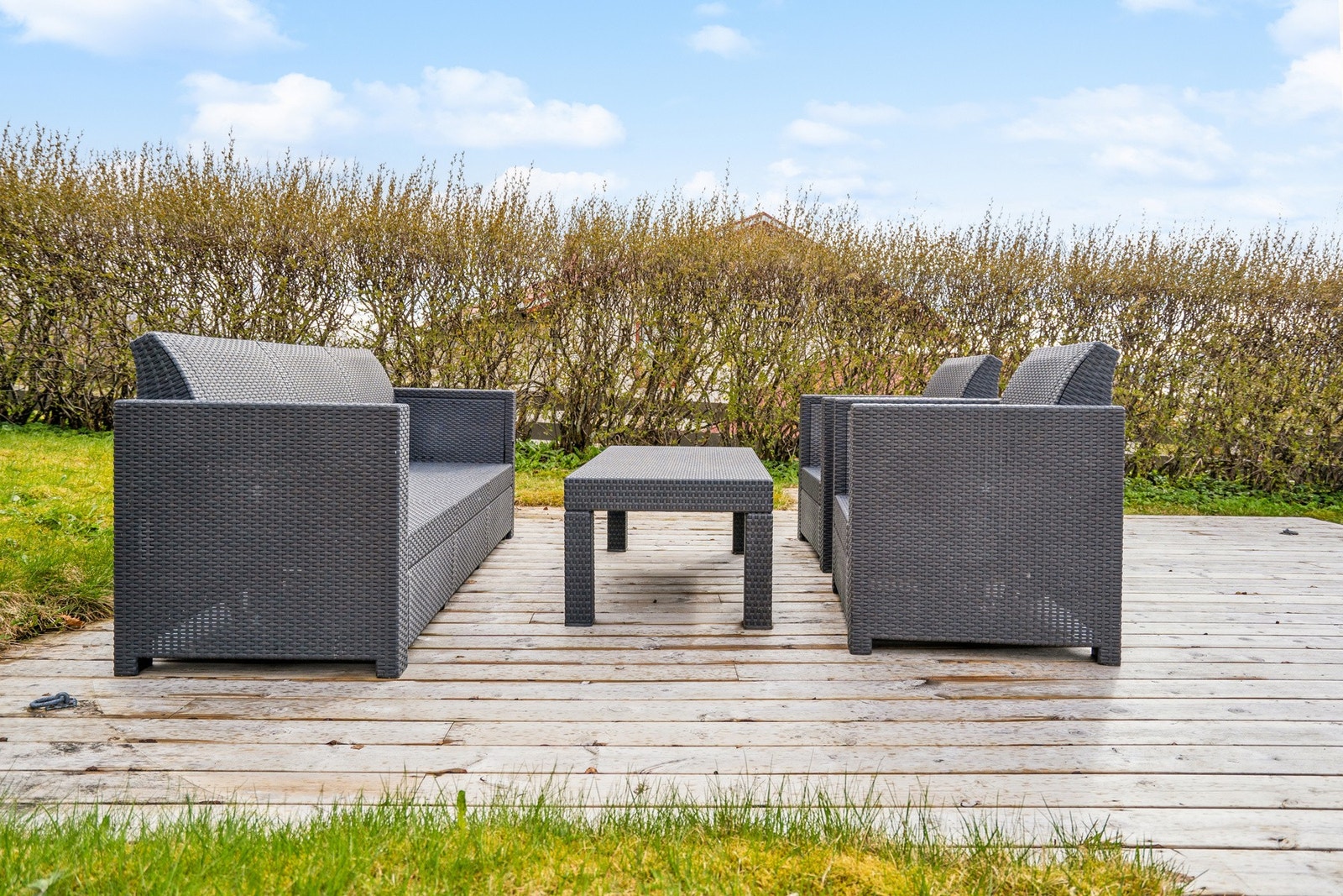 Her er det også laget til en terrasseplatting. Galleribilde